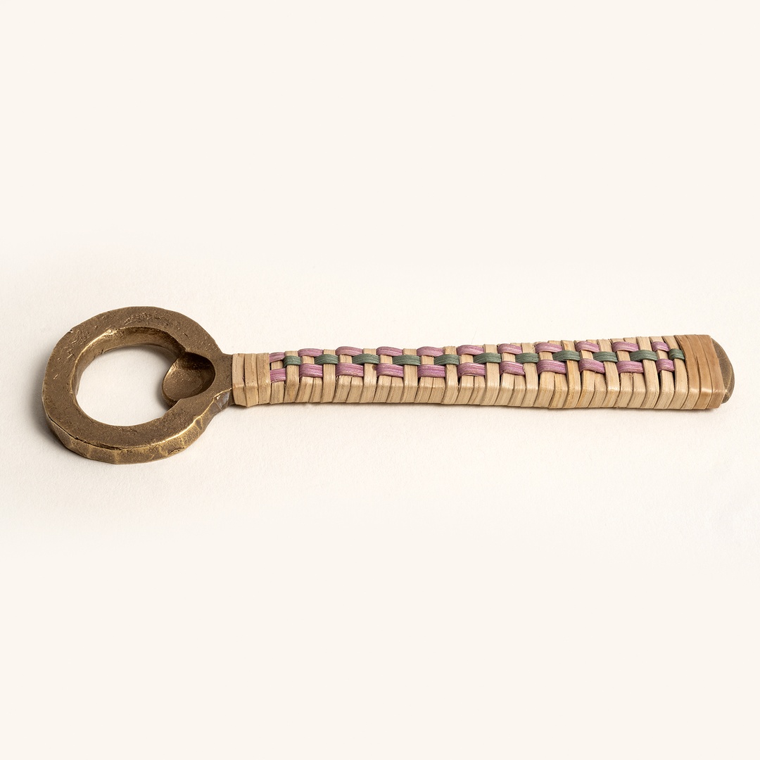 Lotus Metal Dekoratif Obje 14 Cm Yeşil - Mor