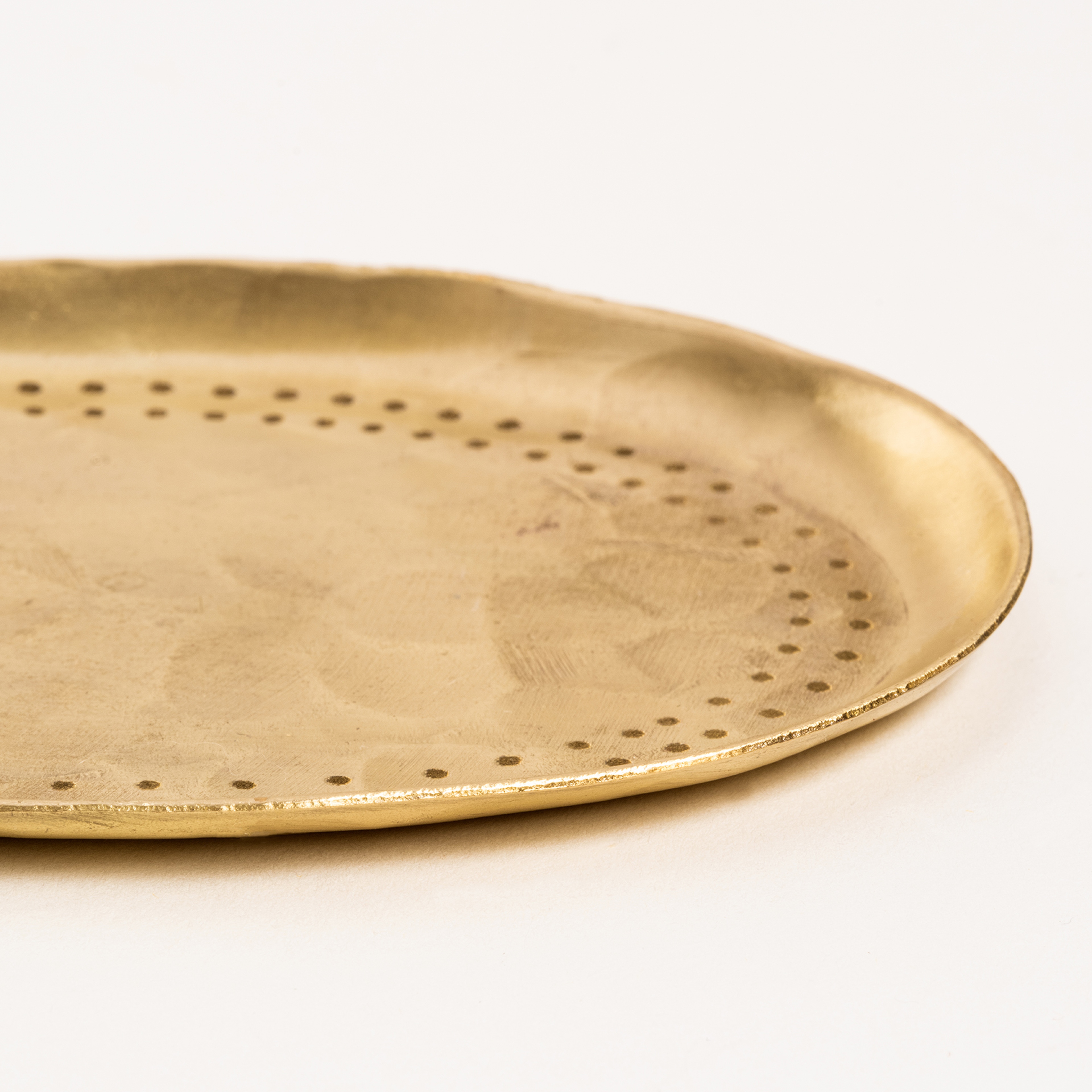 Lotus Pirinç Dekoratif Obje 8x6 Cm Mat Altın