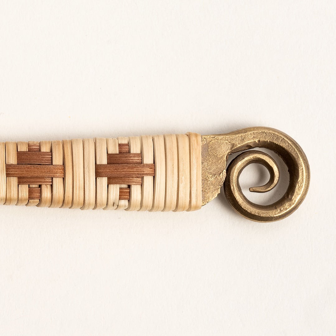 Lotus Metal Dekoratif Obje 14 Cm Kahverengi