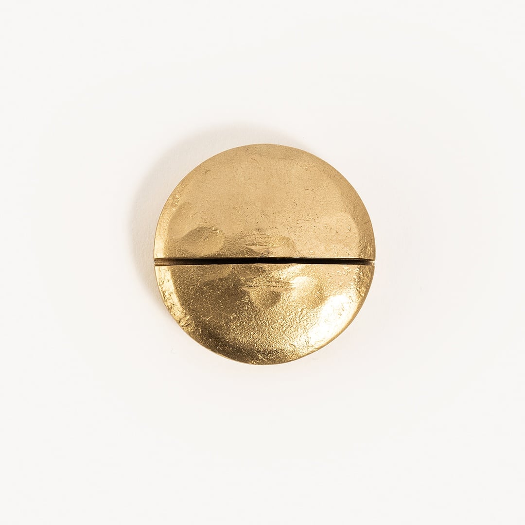 Lotus Metal Dekoratif Obje 4 Cm Mat Altın