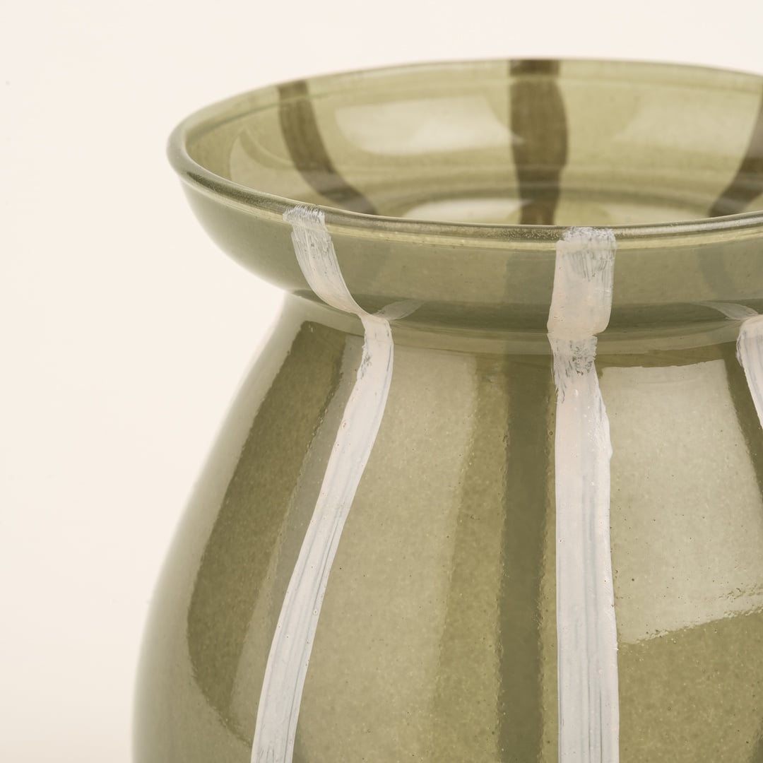 Aravalı Cam Dekoratif Obje 8x8x9 Cm Yeşil