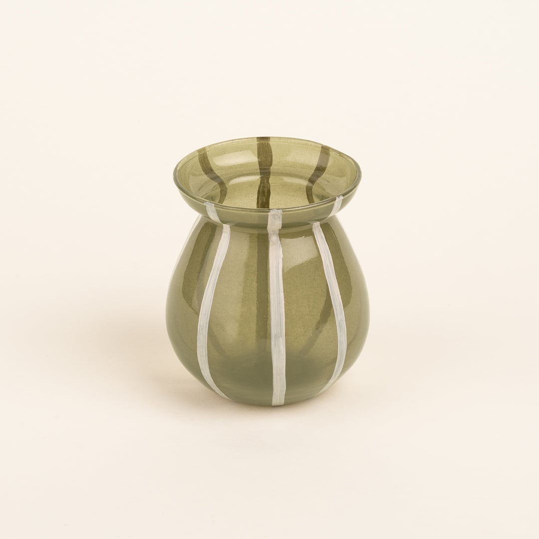 Aravalı Cam Dekoratif Obje 8x8x9 Cm Yeşil