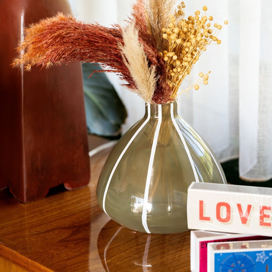 Aravalı Cam Dekoratif Obje 21x20x20 Cm Yeşil