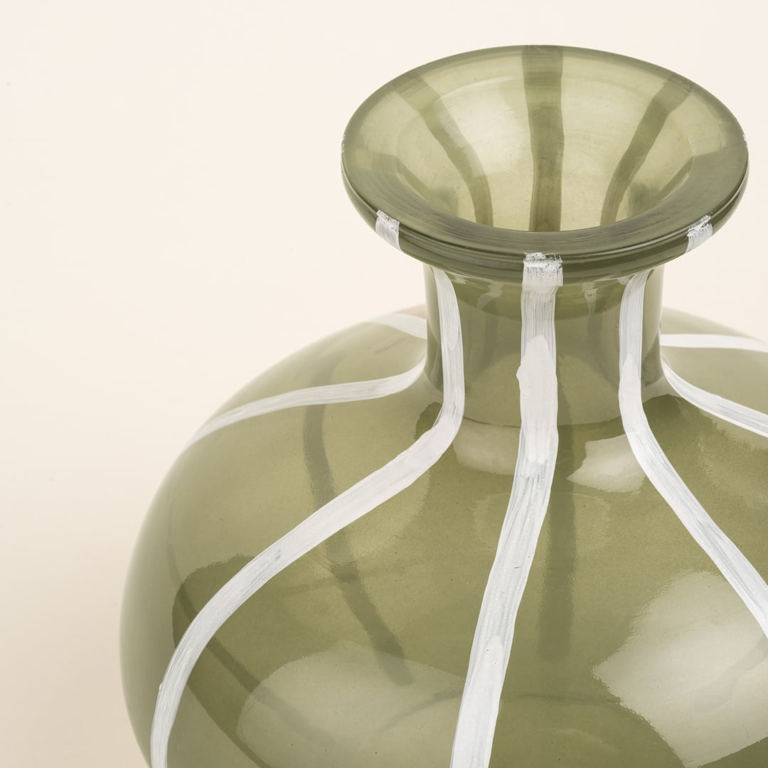 Aravalı Cam Dekoratif Obje 15x15x14 Cm Yeşil