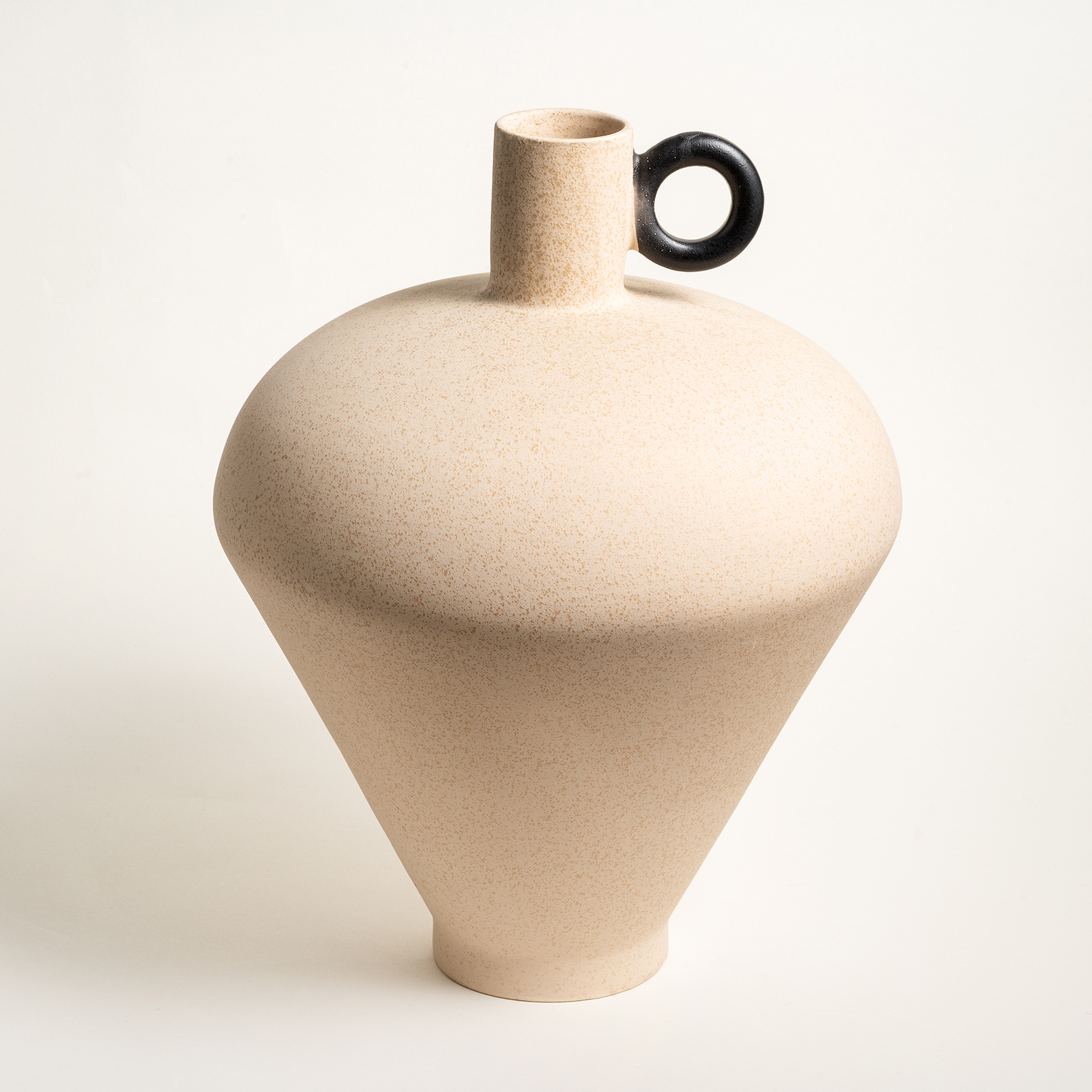 Lızbon Earthenware Vazo 31x31x39 Cm Bej