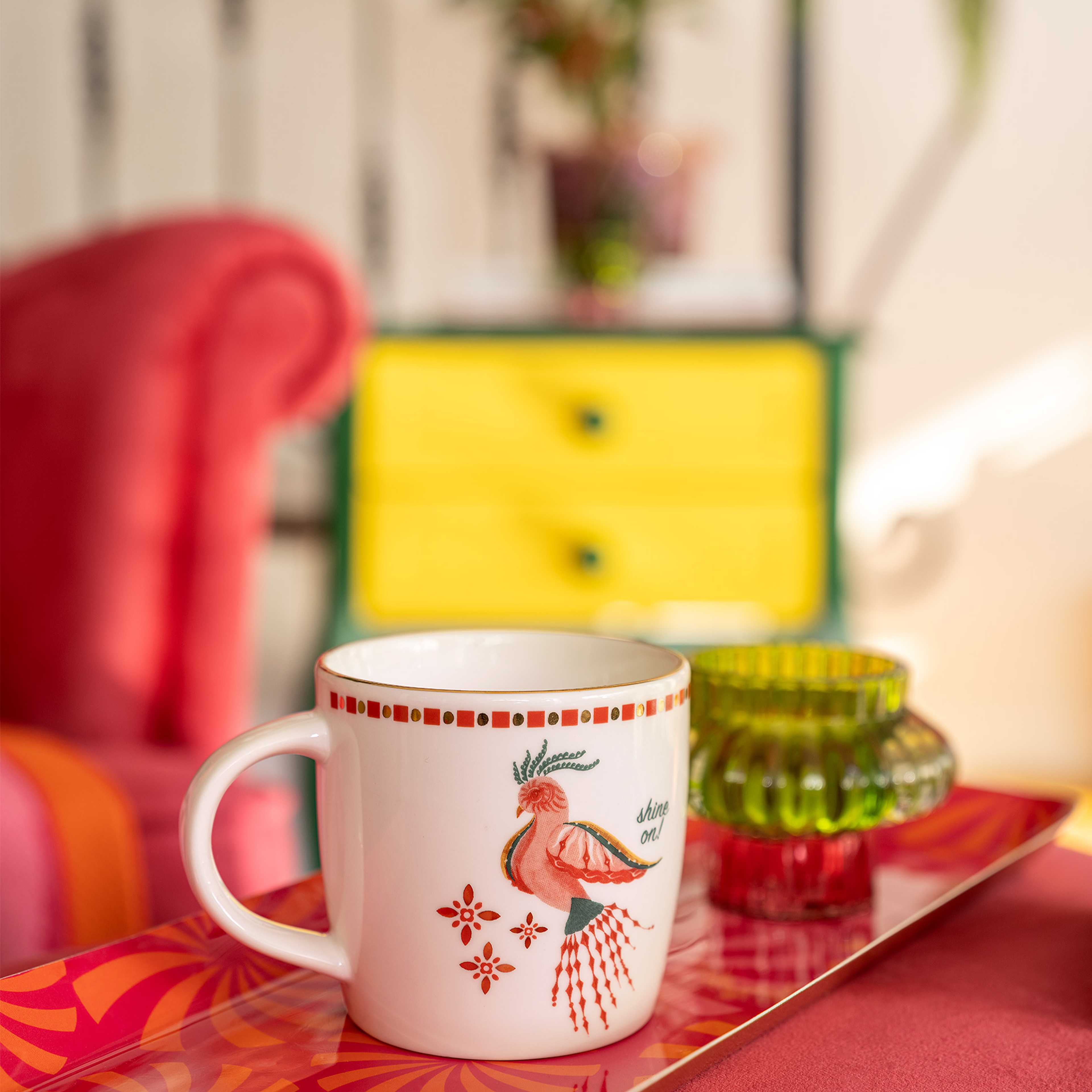 Gediz Porselen Kupa 350 Ml Renkli