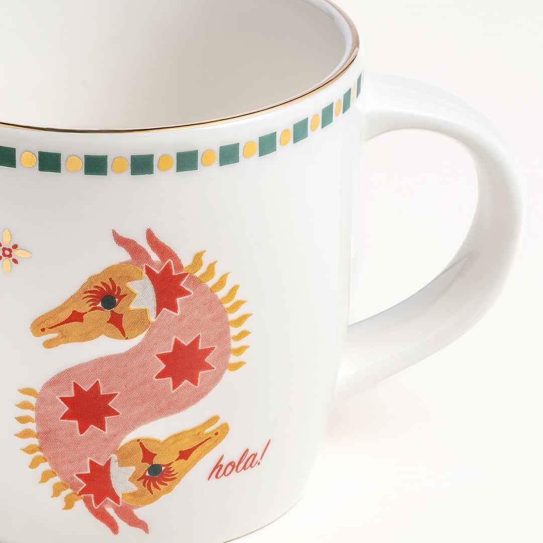 Gediz Porselen Kupa 350 Ml Renkli