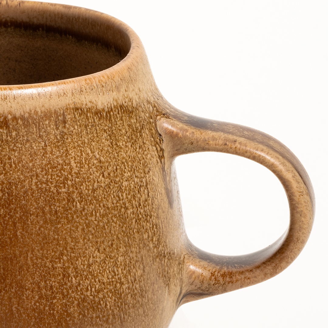 Lızbon Stoneware Kupa 14x10x10 Cm Kahverengi