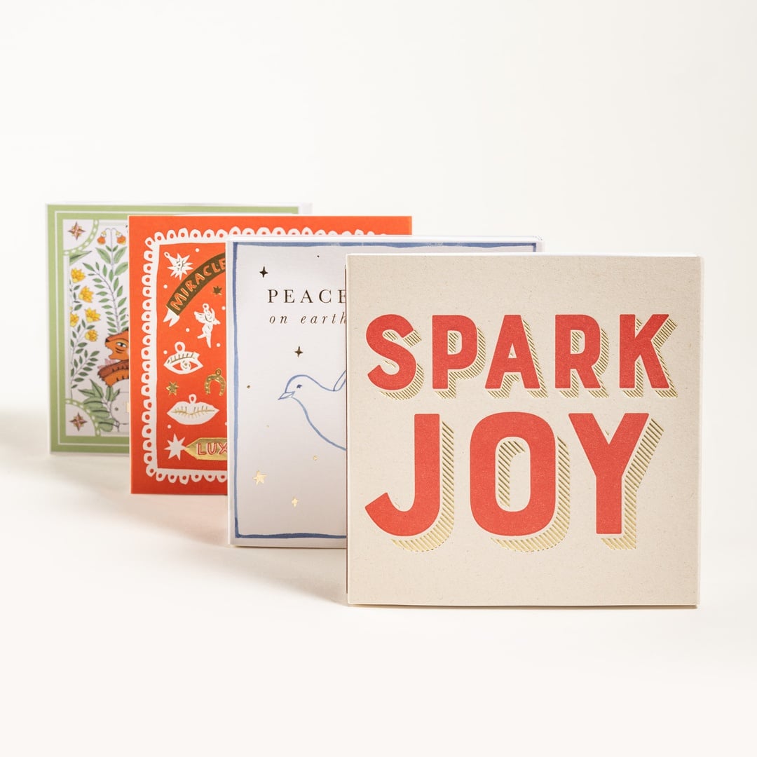 Spark Joy Ahşap Kibrit Hediyelik Eşya 11x11x3 Cm Renkli