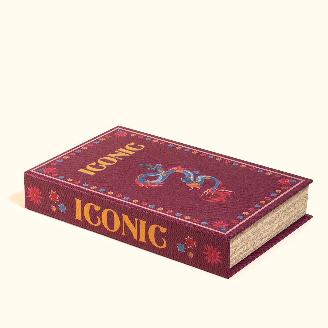 Olbıa Kanvas - Polistren - Kadife Dekoratif Kutu 19x30 Cm Bordo