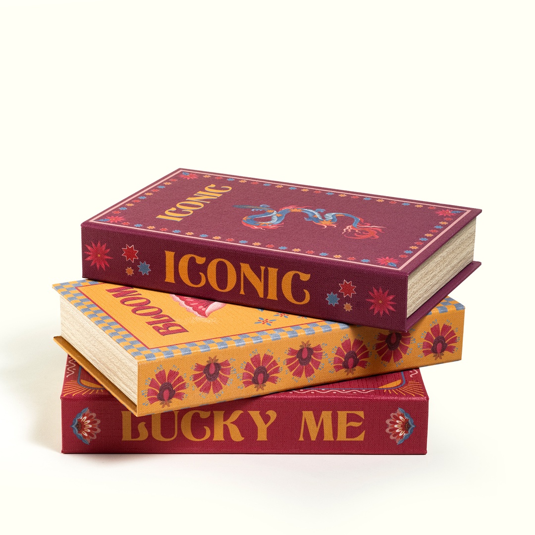 Olbıa Kanvas - Polistren - Kadife Dekoratif Kutu 19x30 Cm Sarı