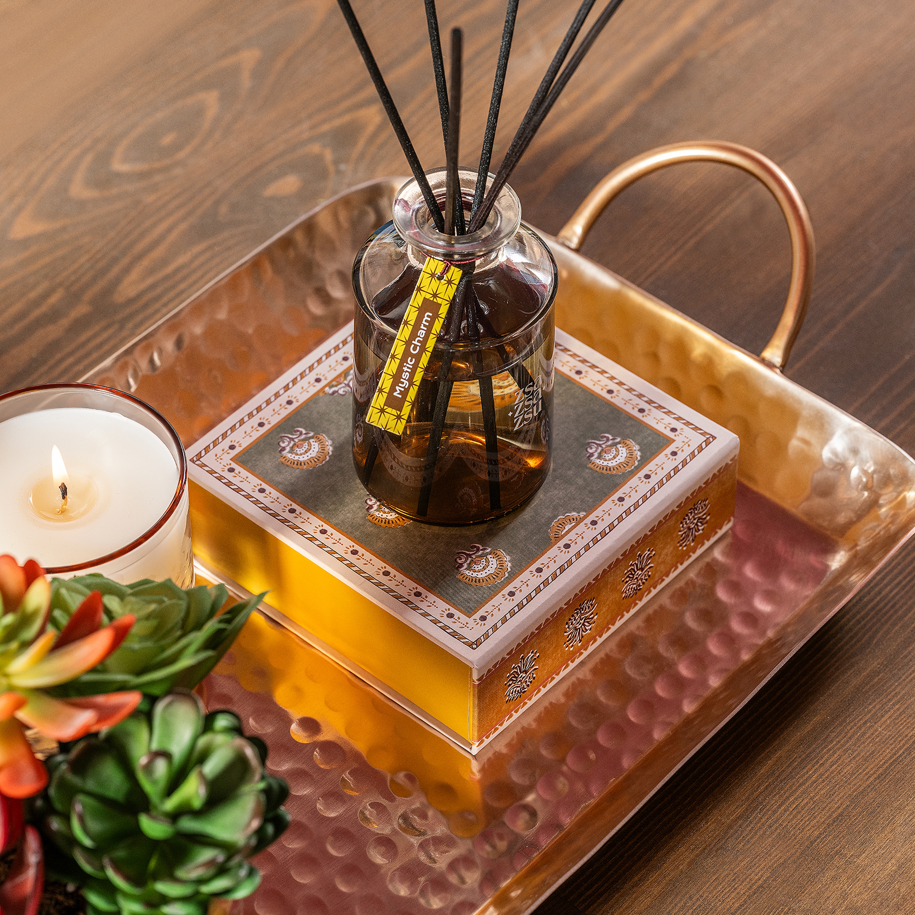 Mystıc Charm - Çubuklu Oda Kokusu 190 Ml Kahverengi