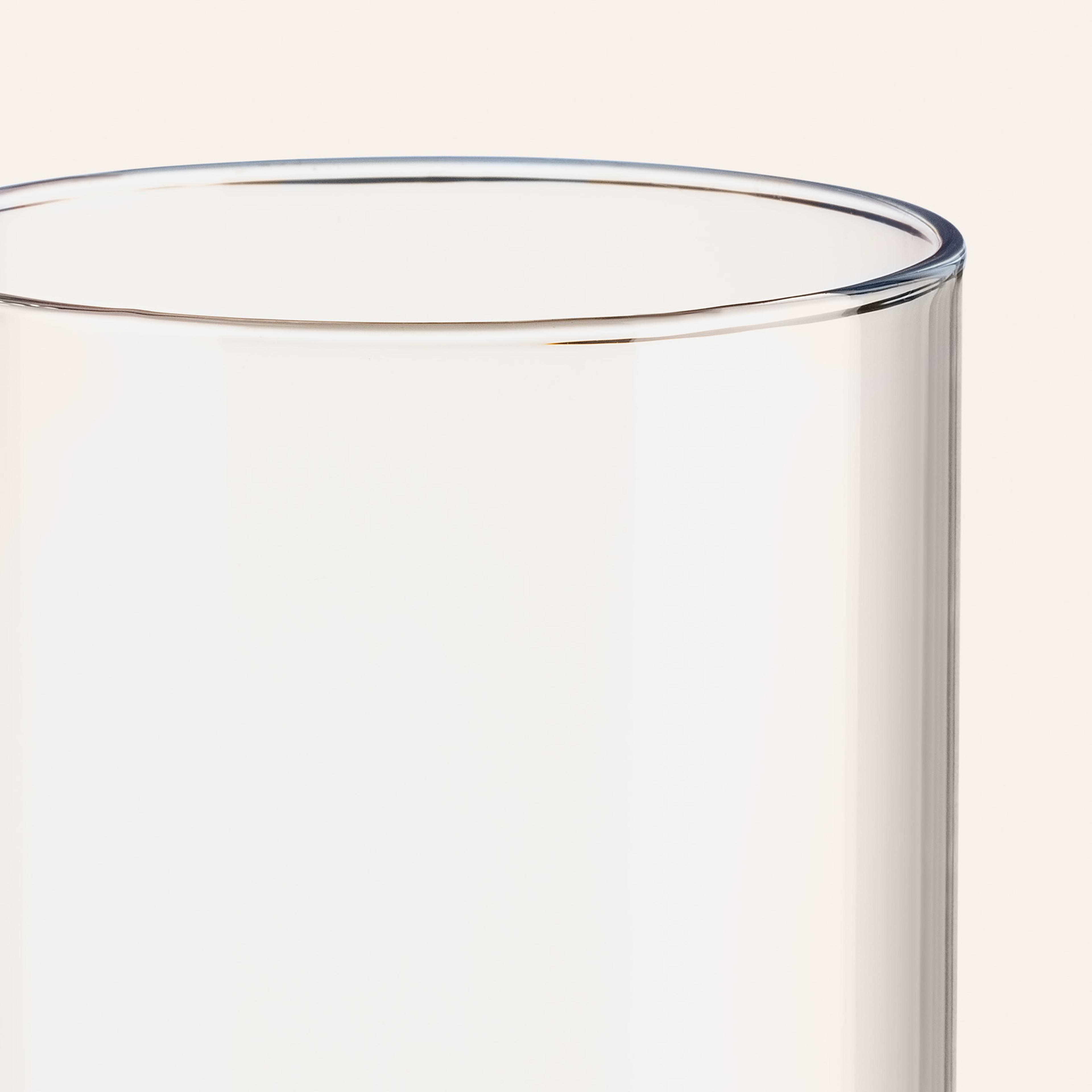 Henan Borosilikat Cam Su Bardağı 370 Ml Mavi