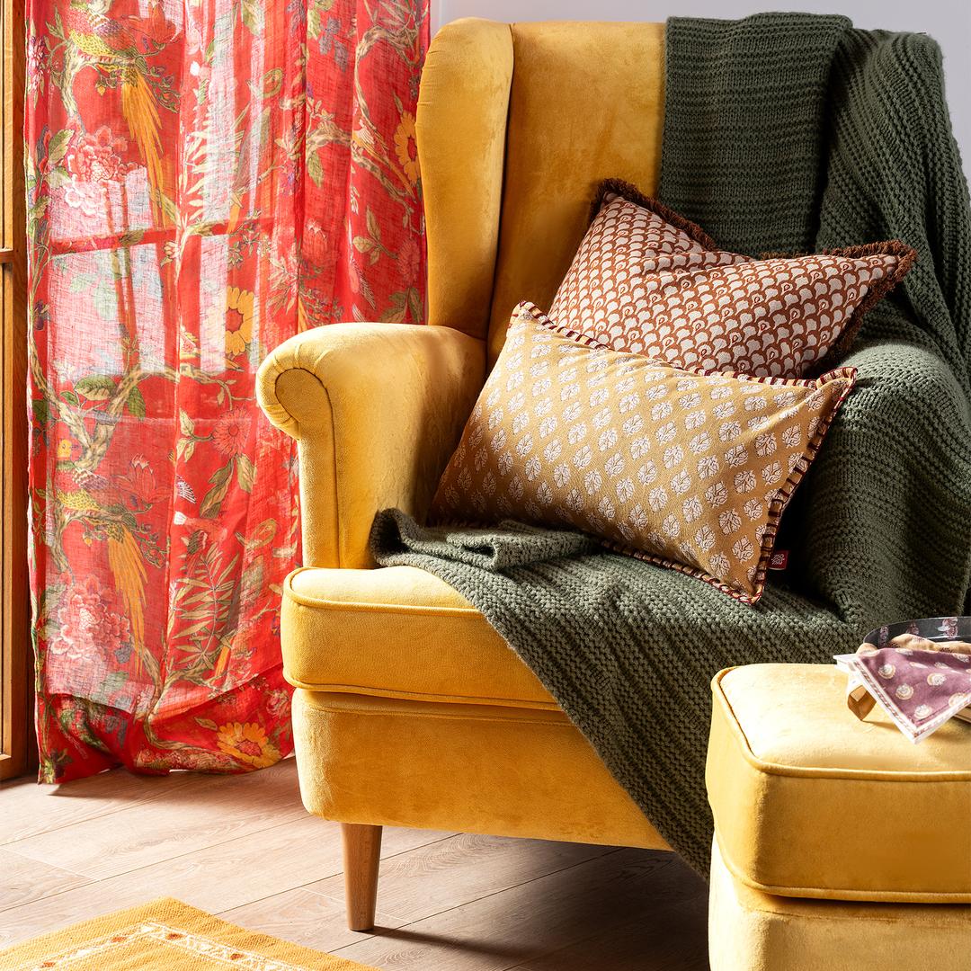 Moda Örme Akrilik 100% Akrilik Koltuk Şalı 130x170 Cm Orman Yeşilı