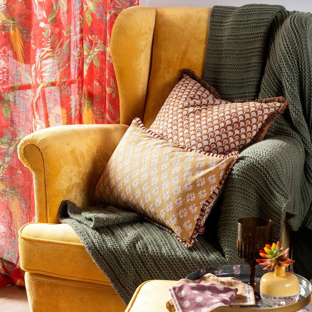 Moda Örme Akrilik 100% Akrilik Koltuk Şalı 130x170 Cm Orman Yeşilı