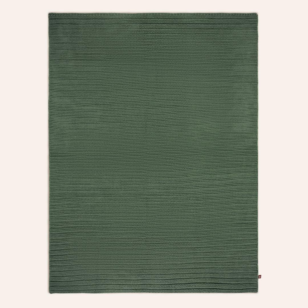 Moda Örme Akrilik 100% Akrilik Koltuk Şalı 130x170 Cm Orman Yeşilı