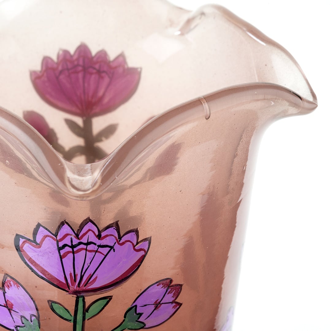 Aravalı Cam Dekoratif Kase 10x10x10 Cm Pembe