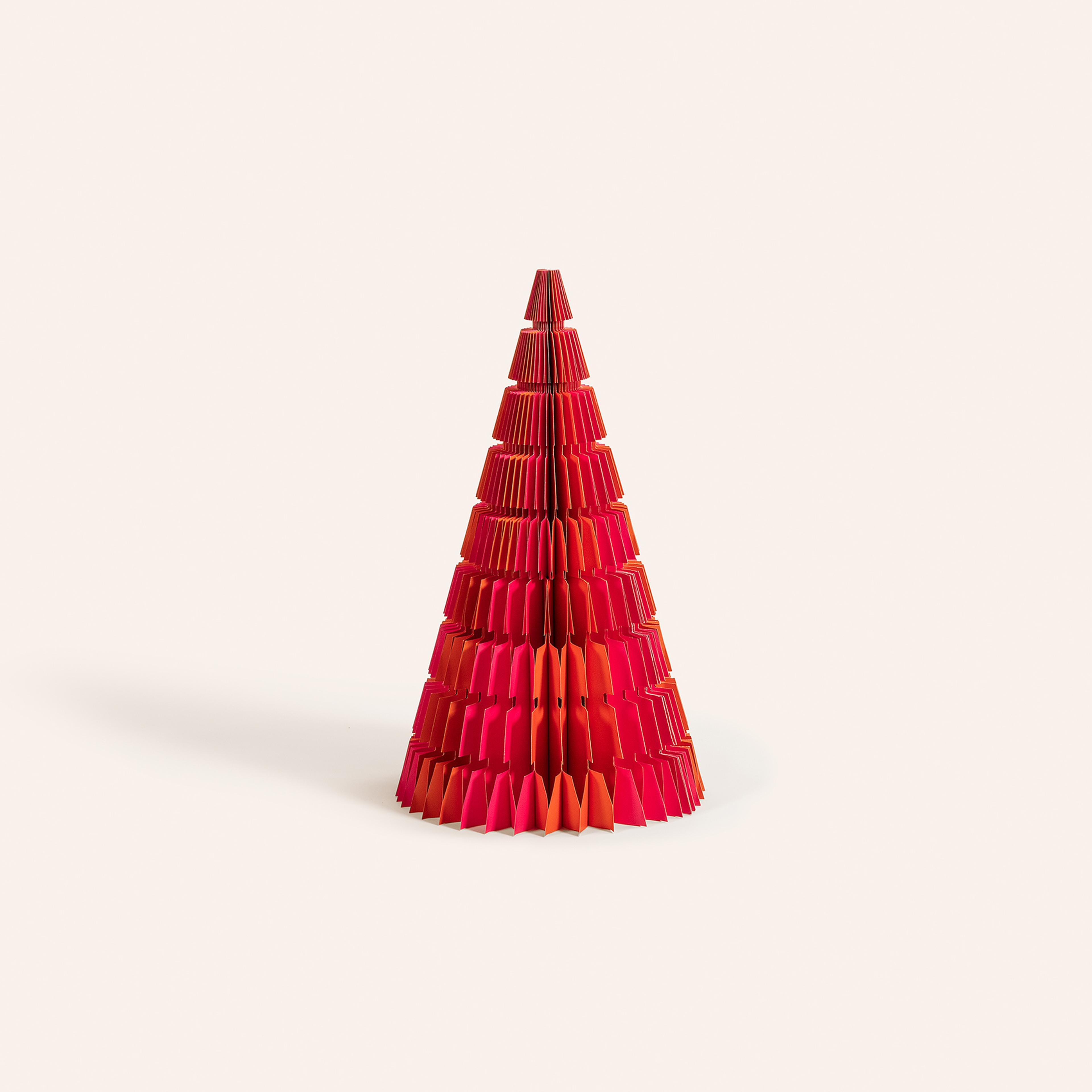 Naıla Dekoratif Obje 54x54x90 Cm Fuşya - Turuncu