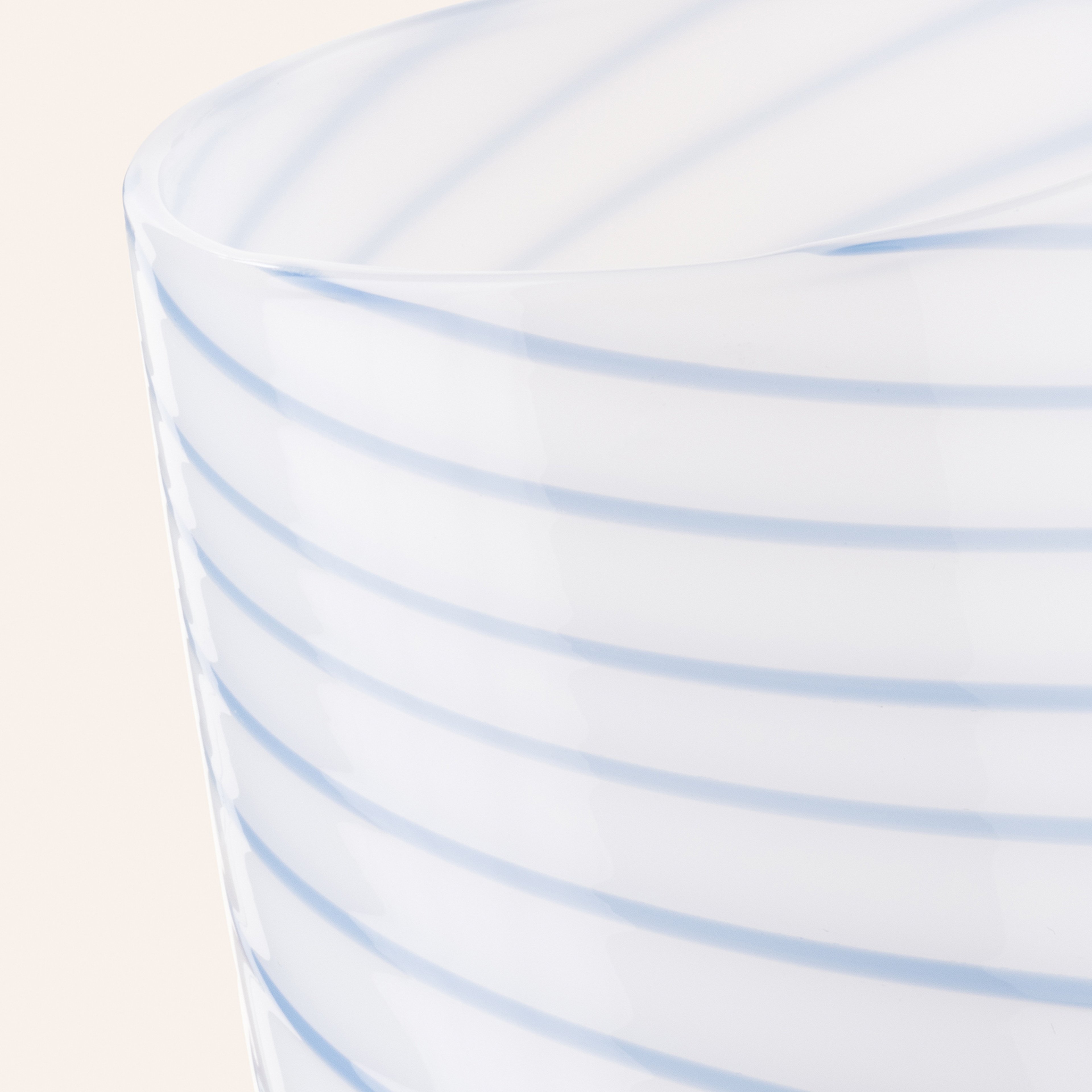 Henan Borosilikat Cam Su Bardağı 300 Ml Mavi