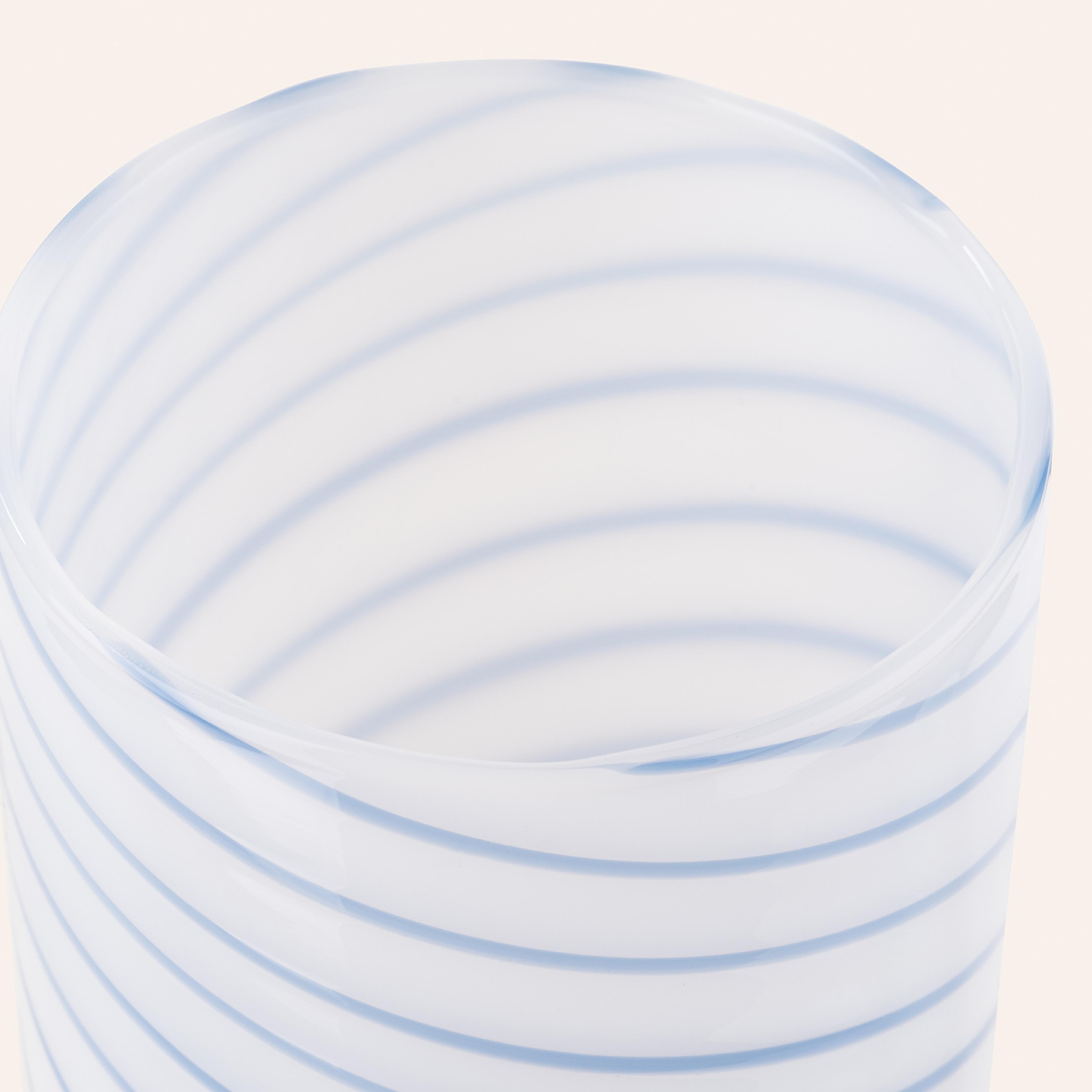 Henan Borosilikat Cam Su Bardağı 300 Ml Mavi