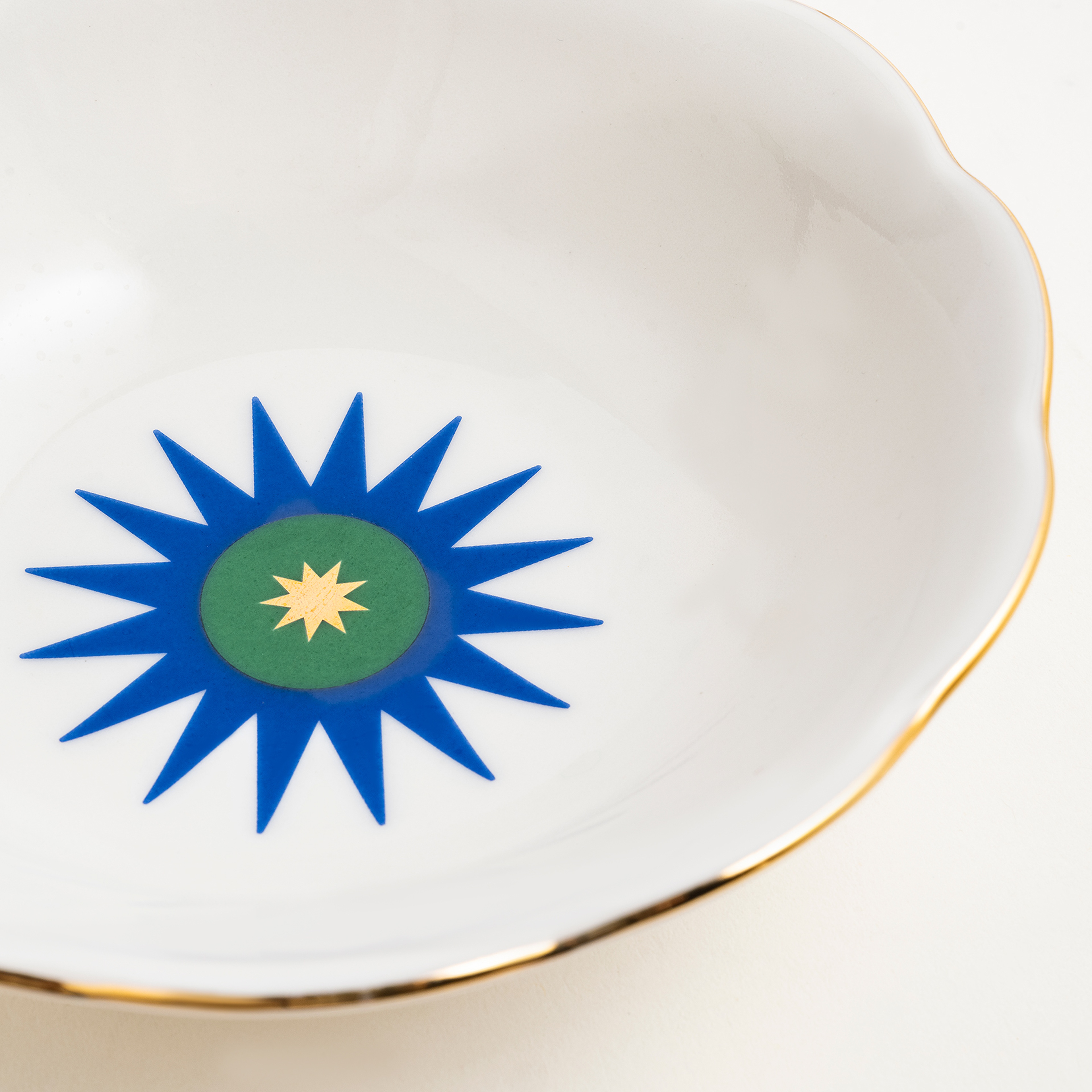 Emet Porselen Kase 16x16x5.1 Cm Mavi