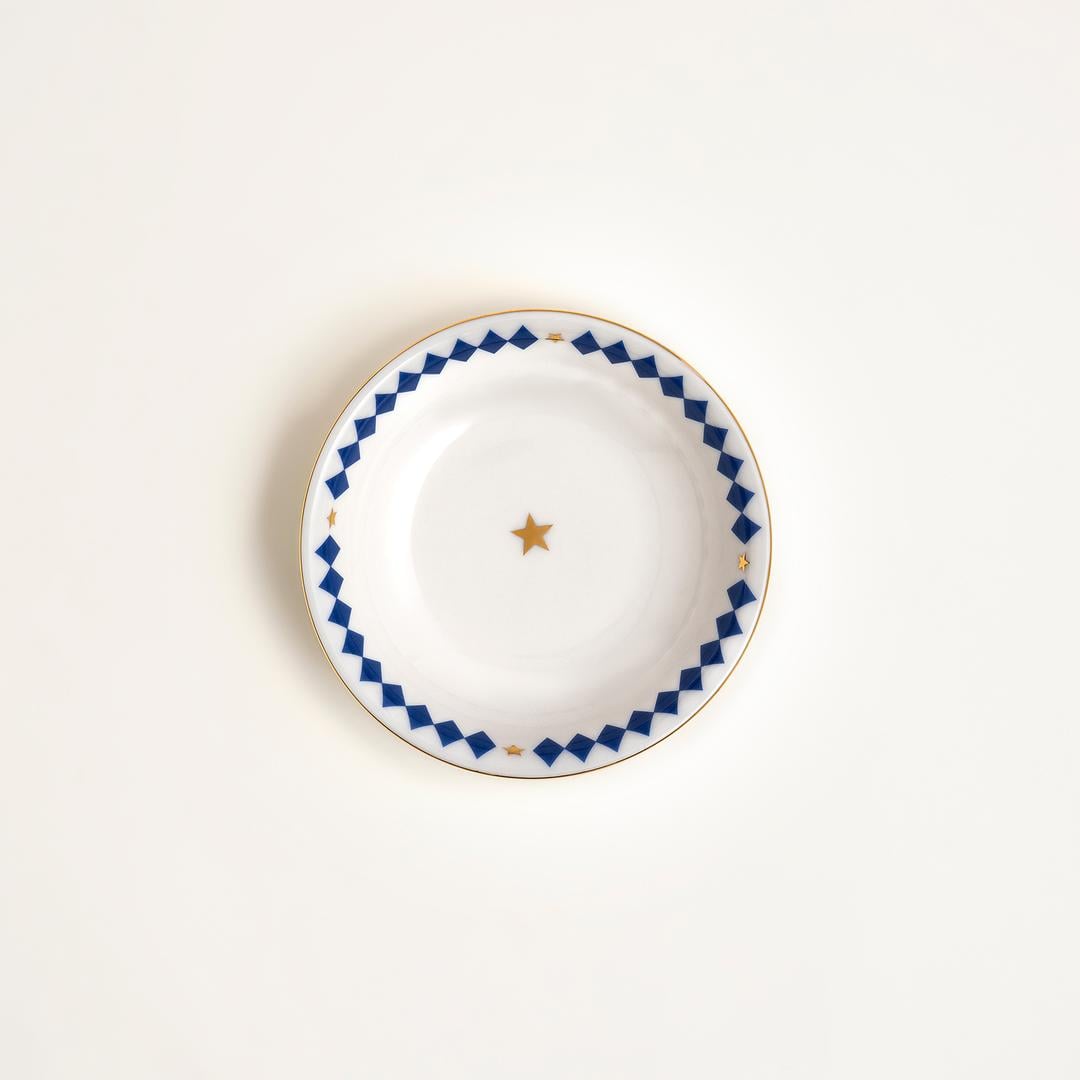 Emet Porselen Kase 11x11x2.9 Cm Mavi