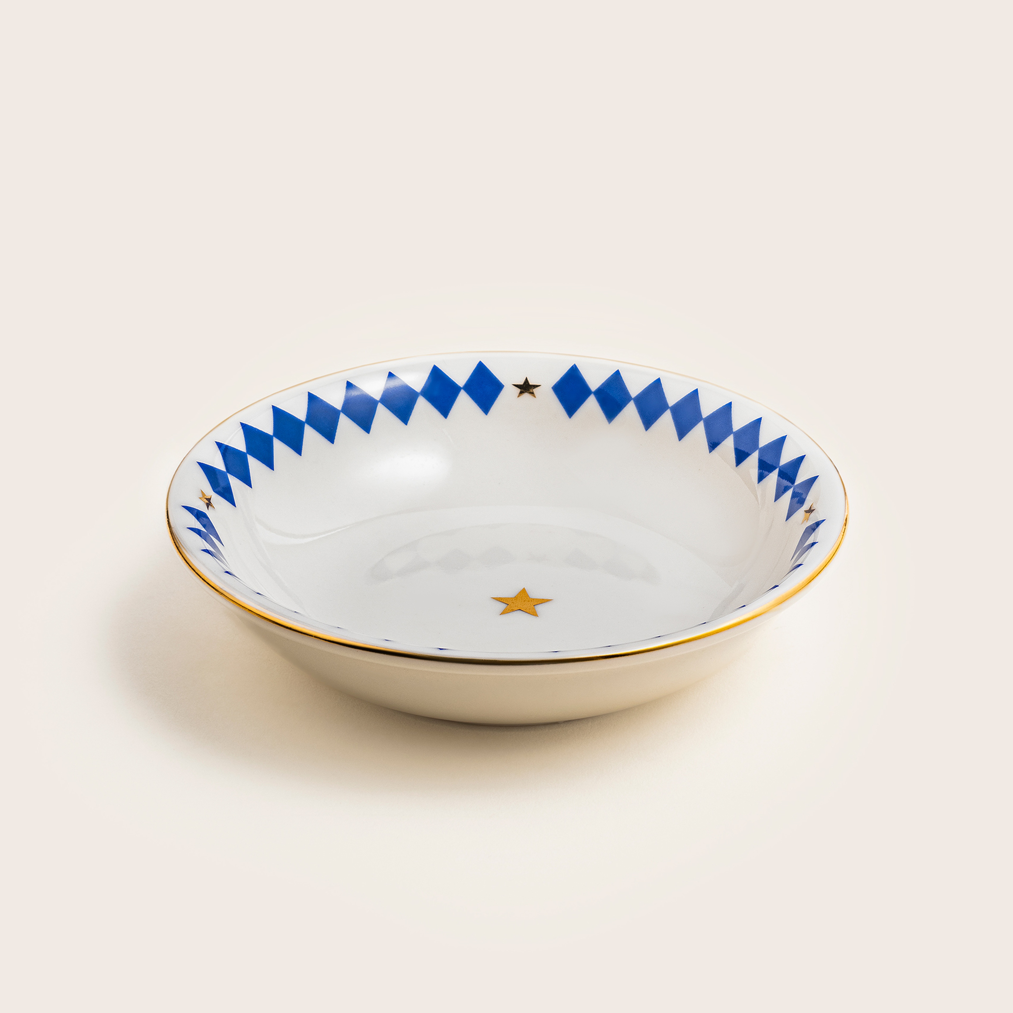 Emet Porselen Kase 11x11x2.9 Cm Mavi