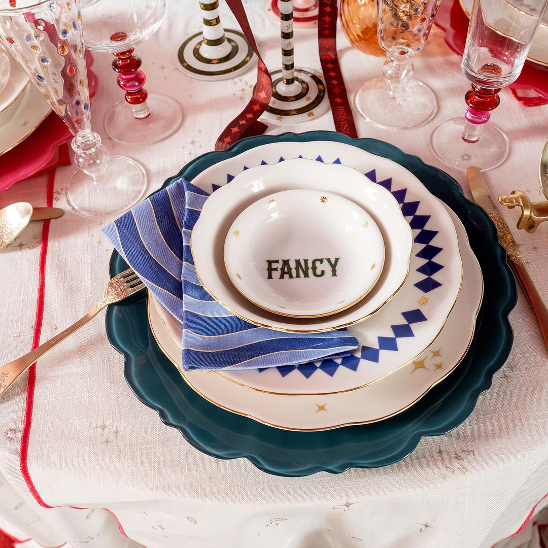 Emet Porselen Kase 11x11x2.9 Cm Yeşil