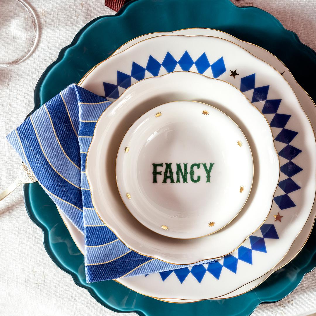 Emet Porselen Kase 11x11x2.9 Cm Yeşil