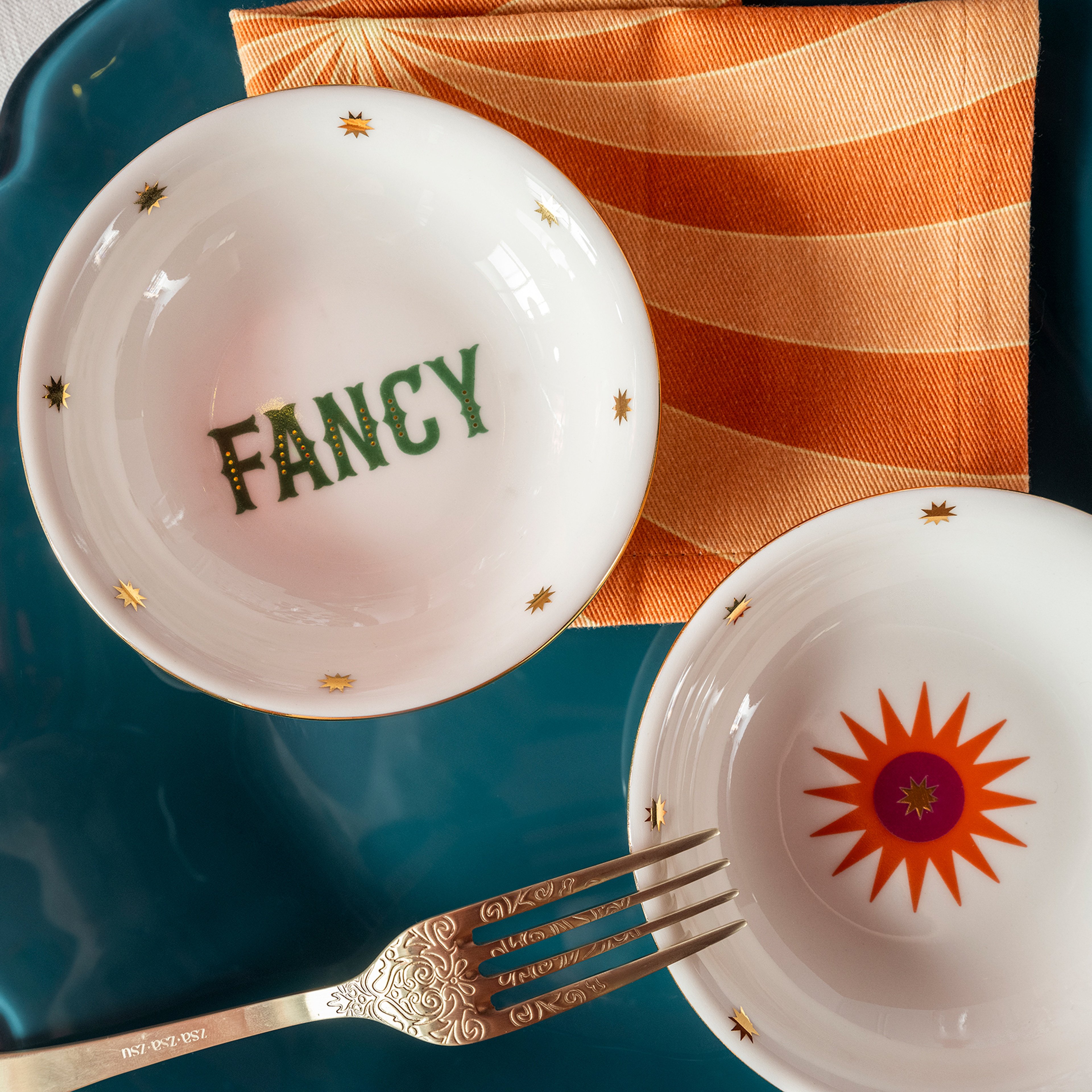 Emet Porselen Kase 11x11x2.9 Cm Yeşil