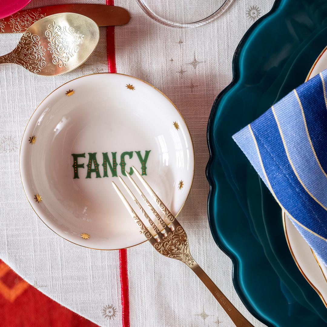 Emet Porselen Kase 11x11x2.9 Cm Yeşil