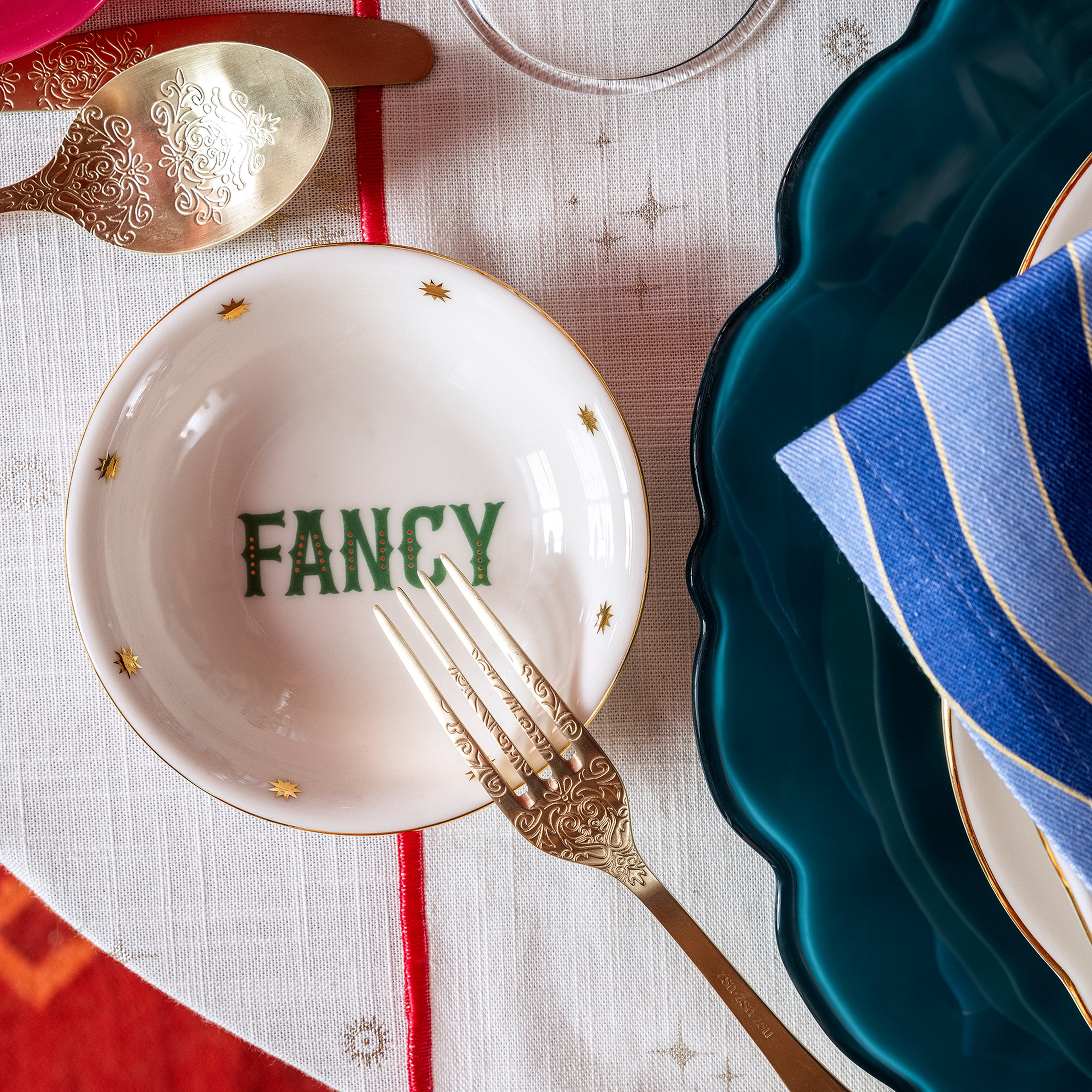 Emet Porselen Kase 11x11x2.9 Cm Yeşil