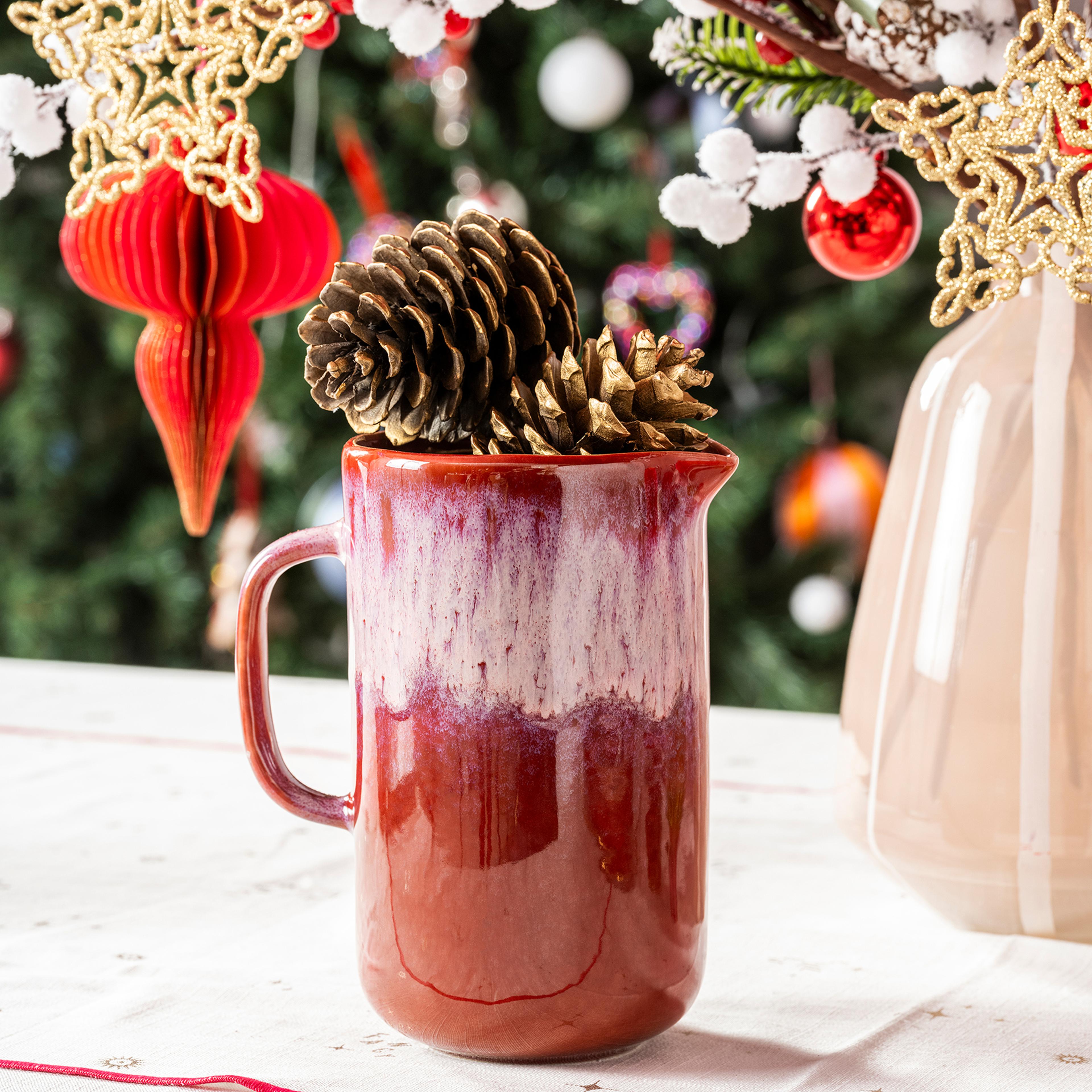 Fonte Stoneware Sürahi 700 Ml Fuşya