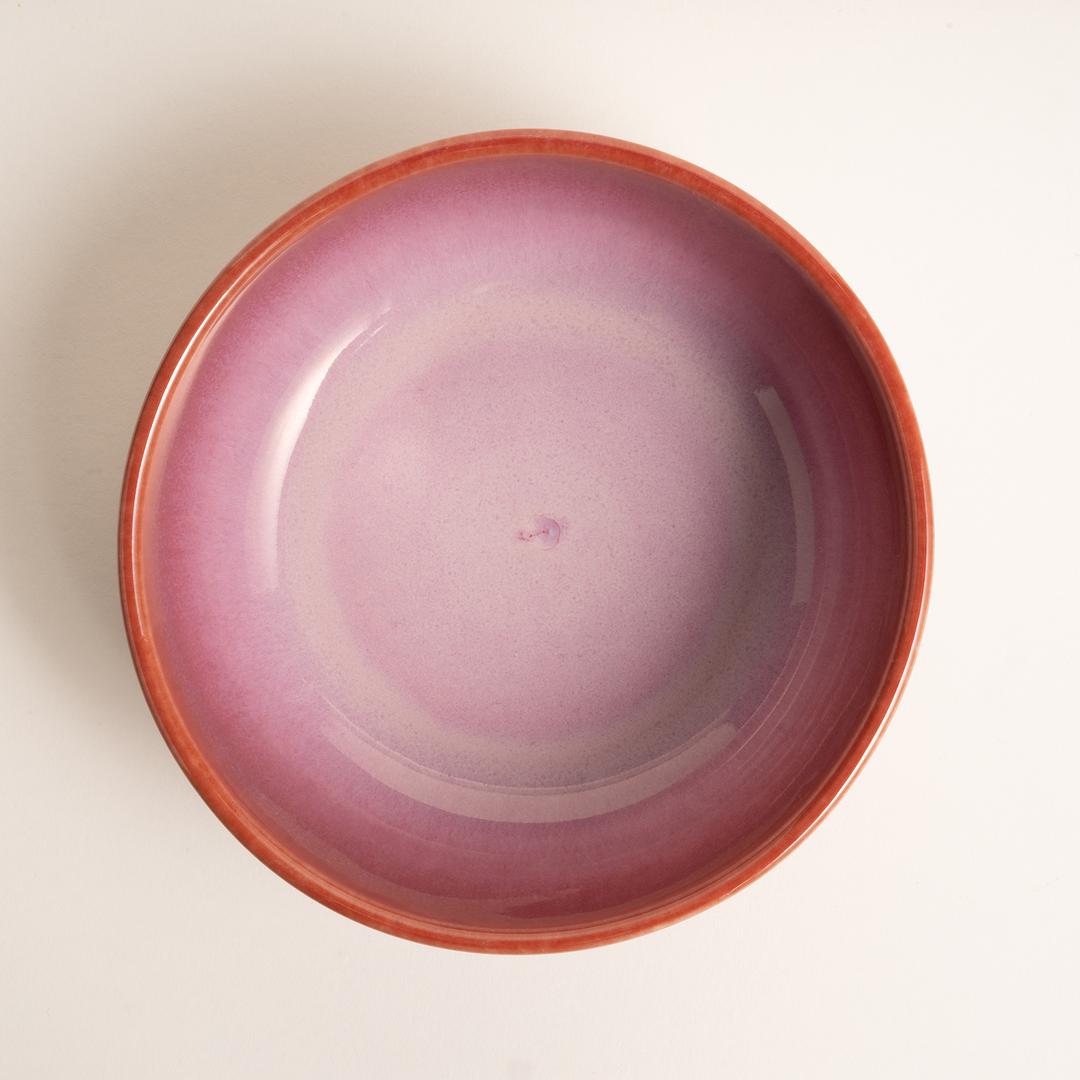 Fonte Stoneware Kase 15x14x7 Cm Fuşya