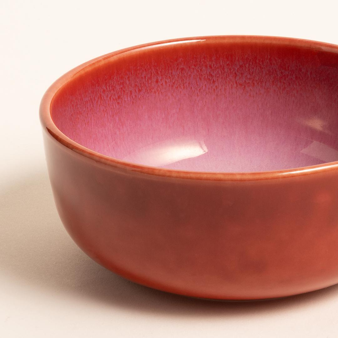 Fonte Stoneware Kase 15x14x7 Cm Fuşya