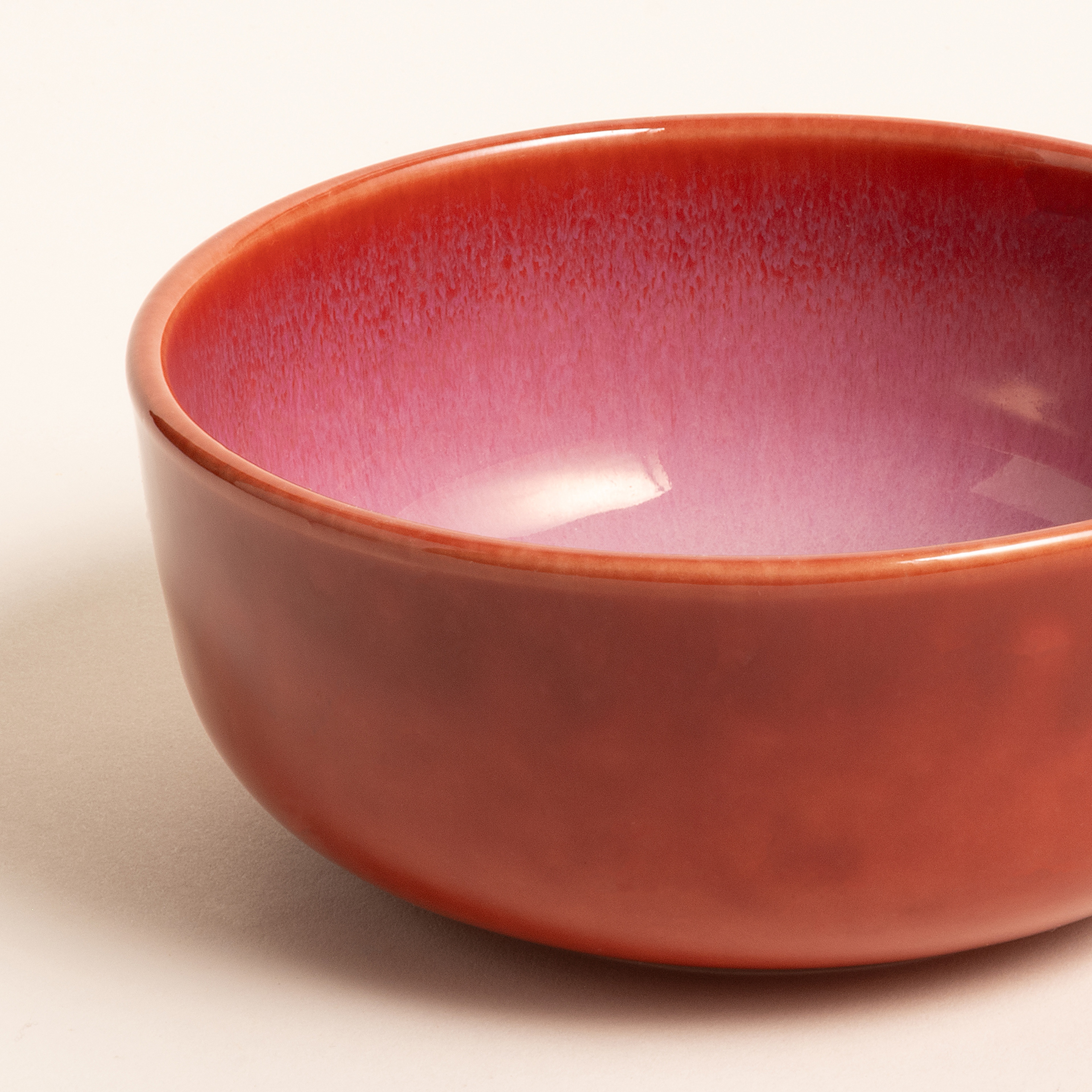 Fonte Stoneware Kase 15x14x7 Cm Fuşya