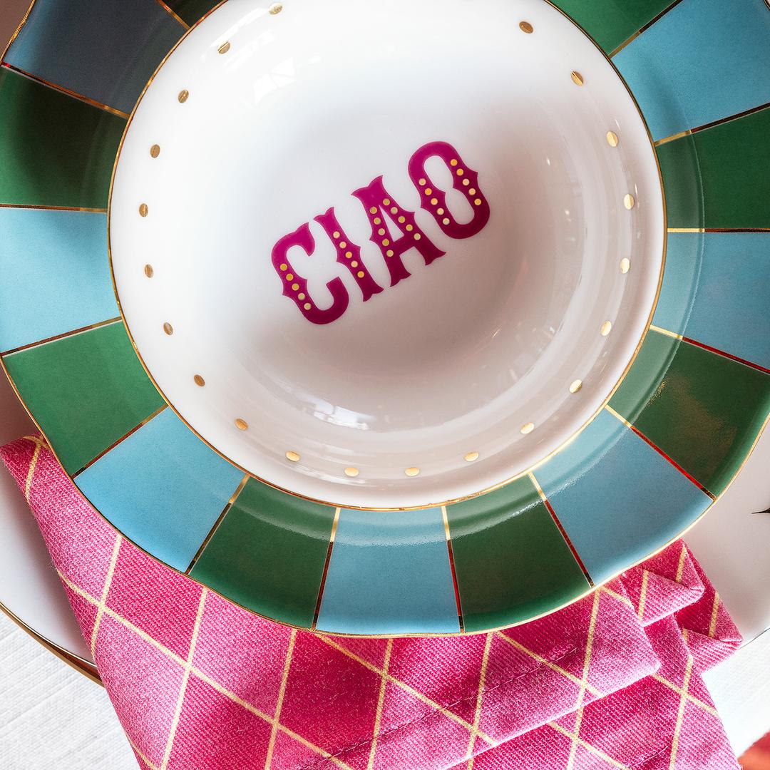 Emet Porselen Kase 11x11x2.9 Cm Fuşya