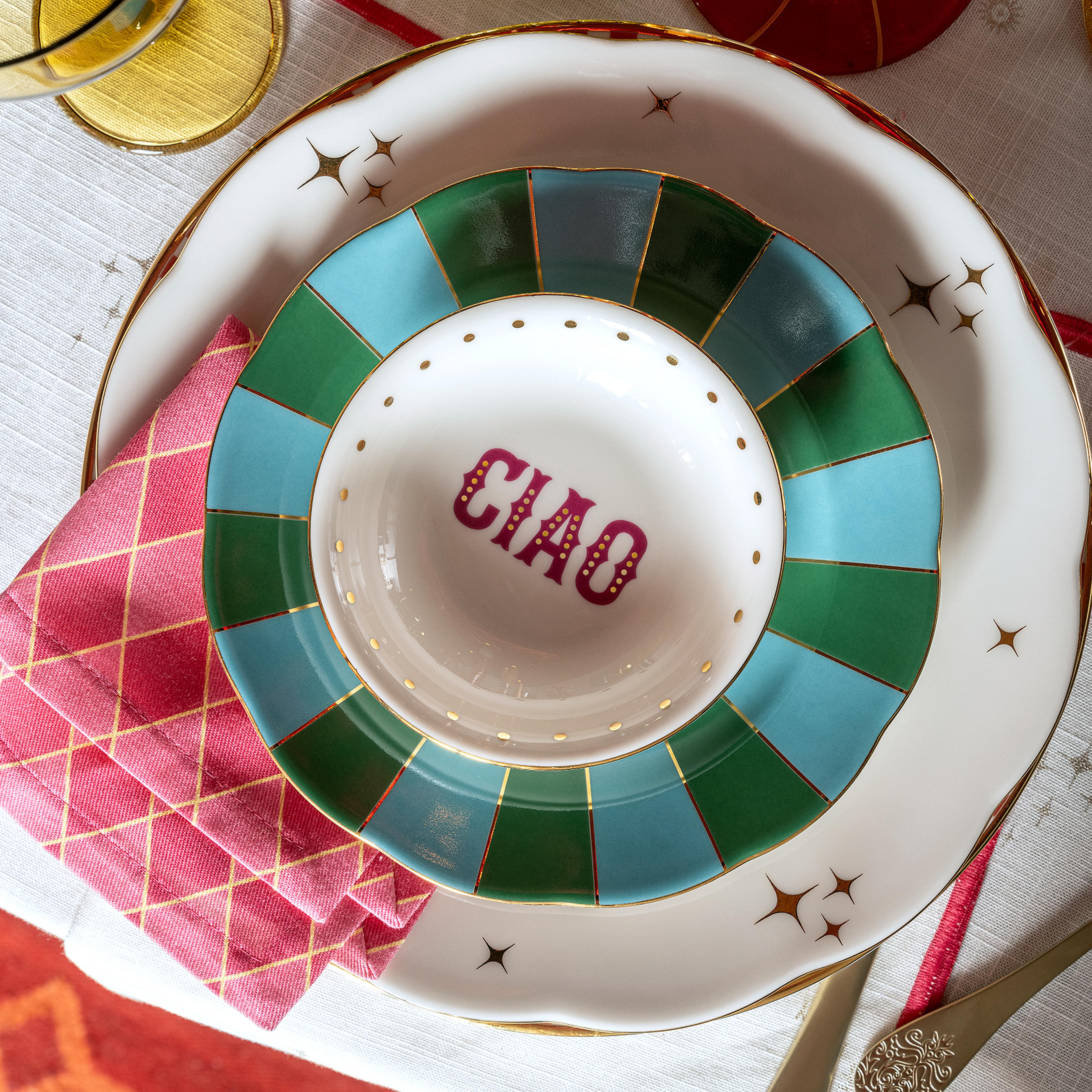 Emet Porselen Kase 11x11x2.9 Cm Fuşya