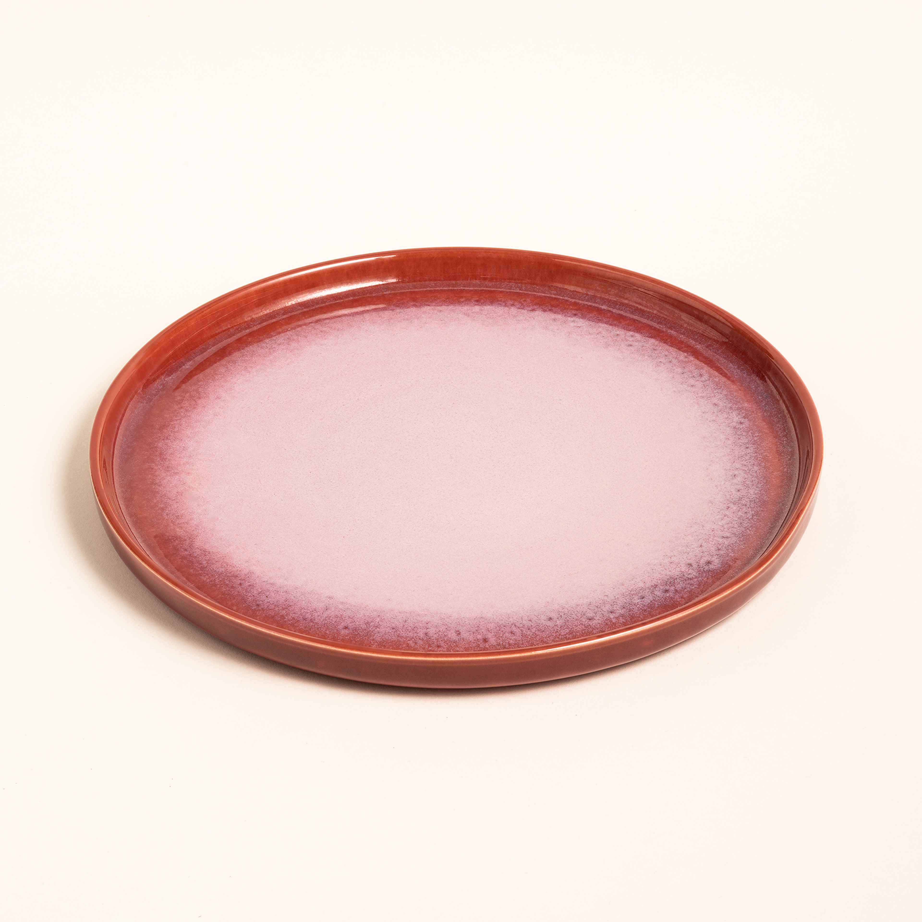 Fonte Stoneware Yemek Tabağı 26x26x3 Cm Fuşya