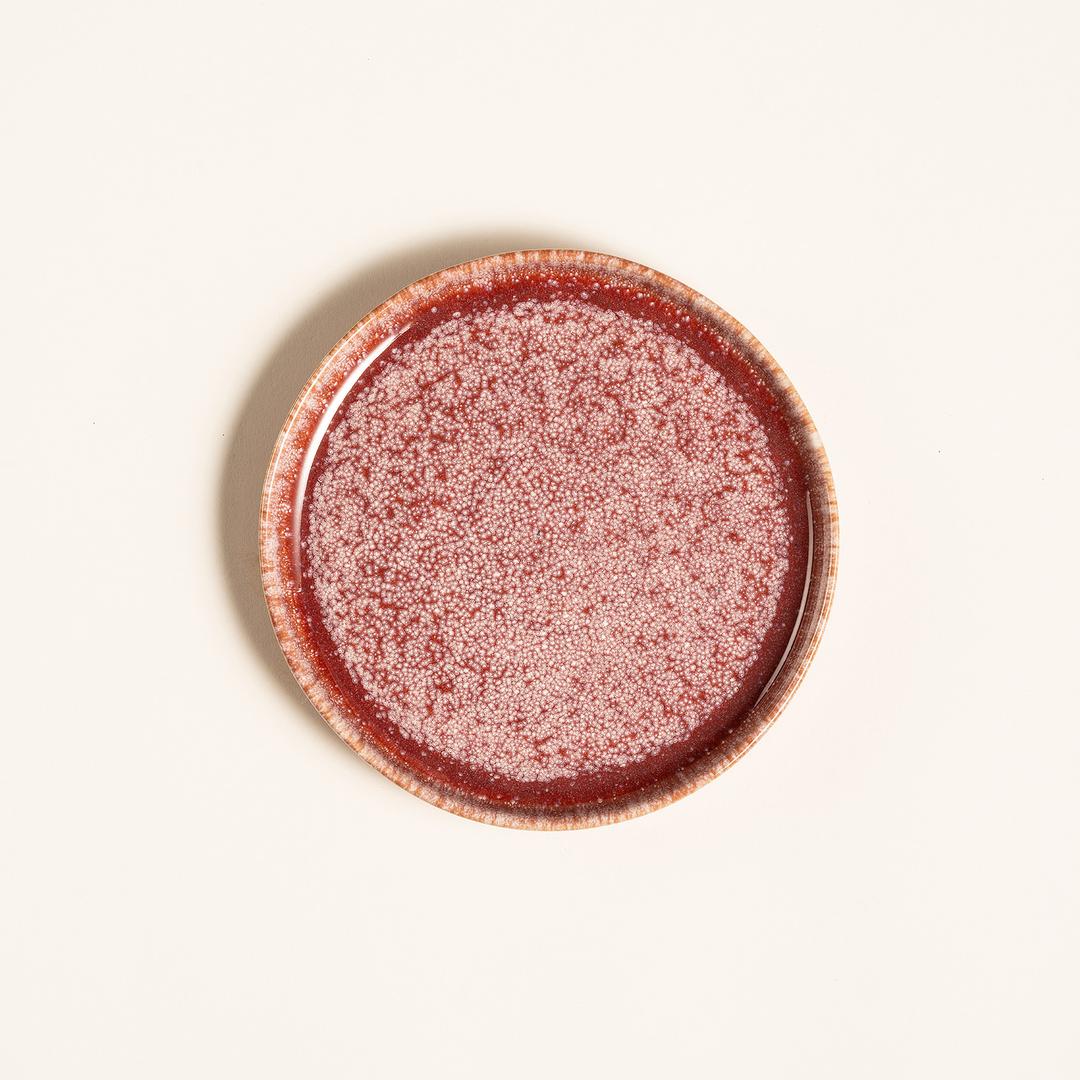 Fonte Stoneware Pasta Tabağı 17x17x2 Cm Fuşya