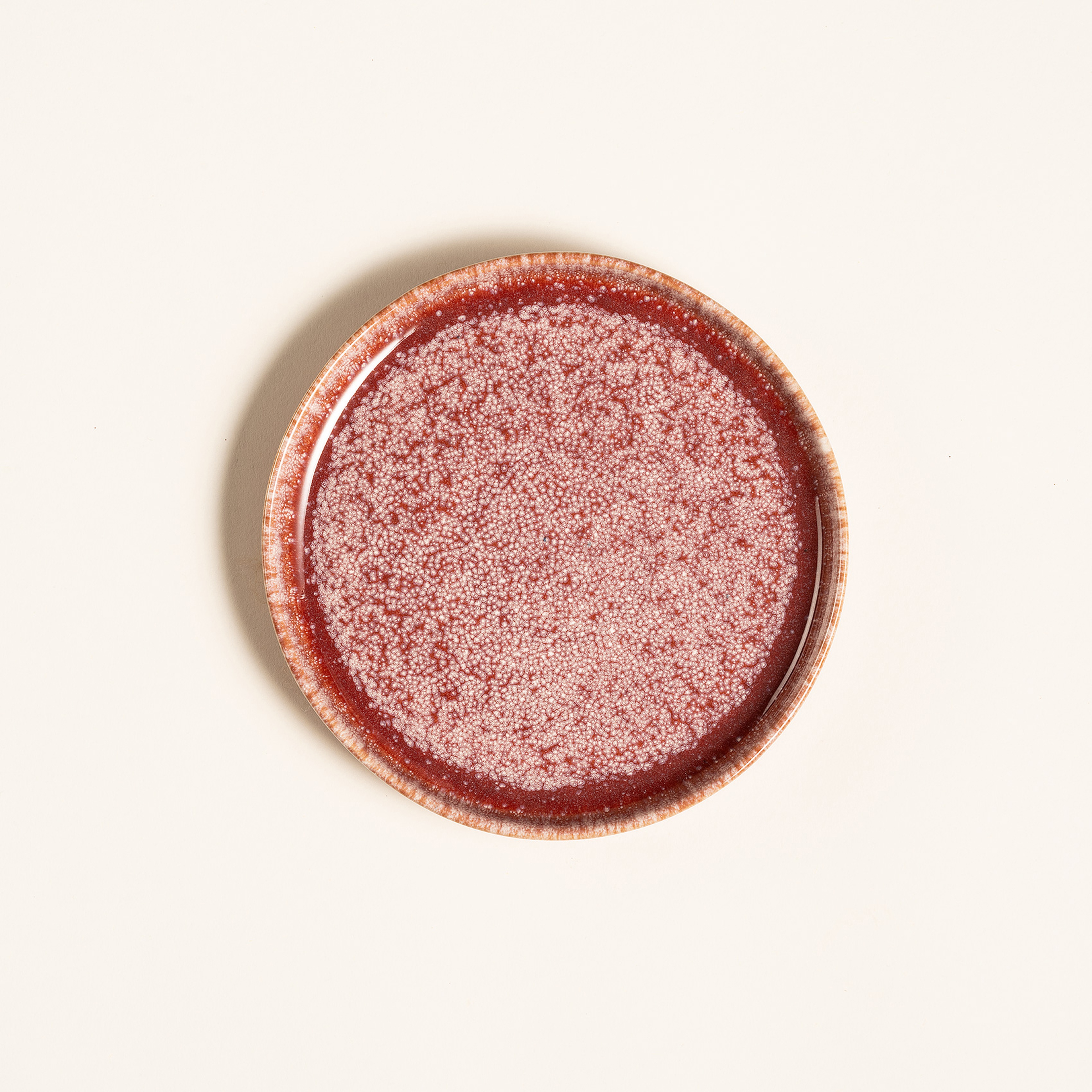 Fonte Stoneware Pasta Tabağı 17x17x2 Cm Fuşya