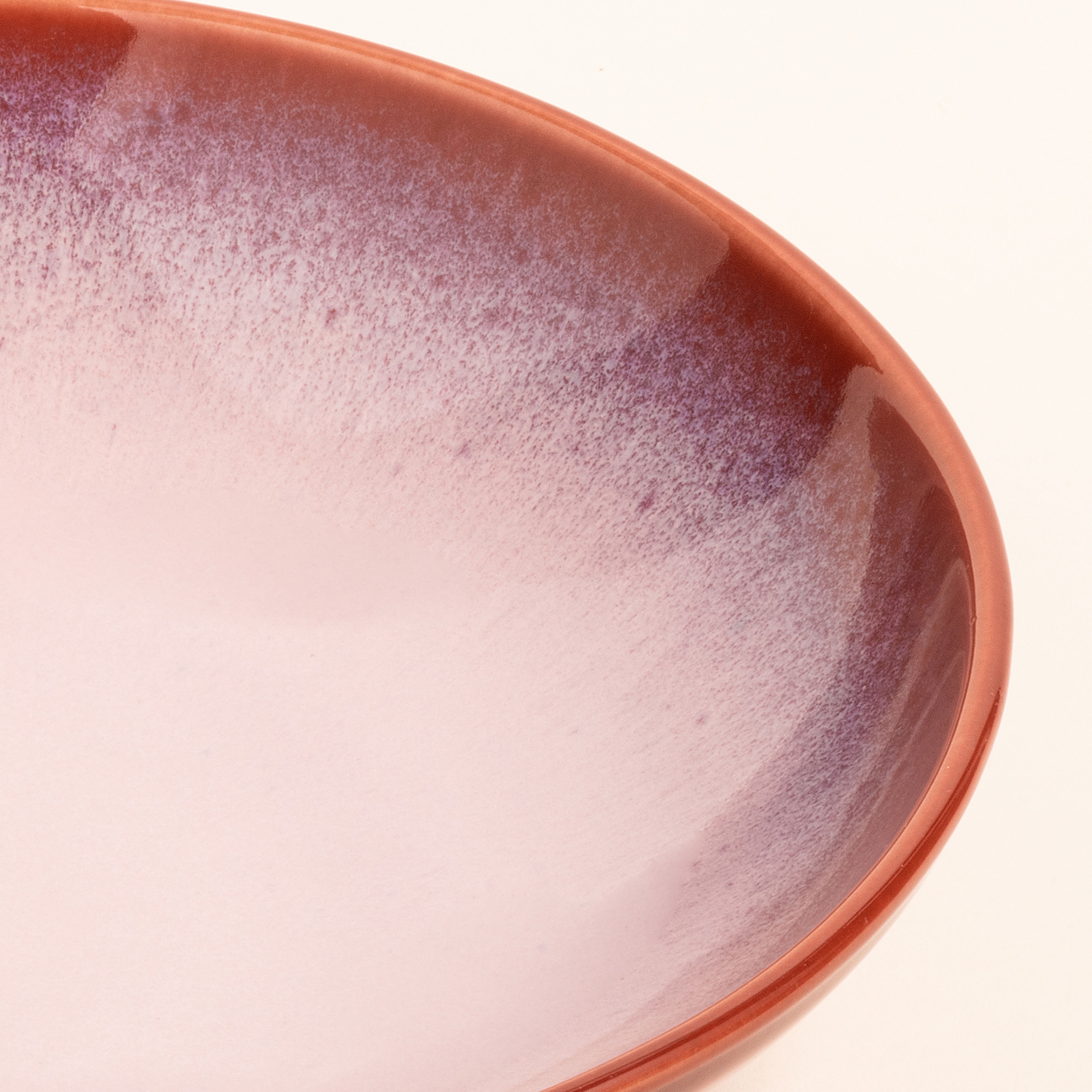 Fonte Stoneware Çukur Tabak 22x22x6 Cm Fuşya