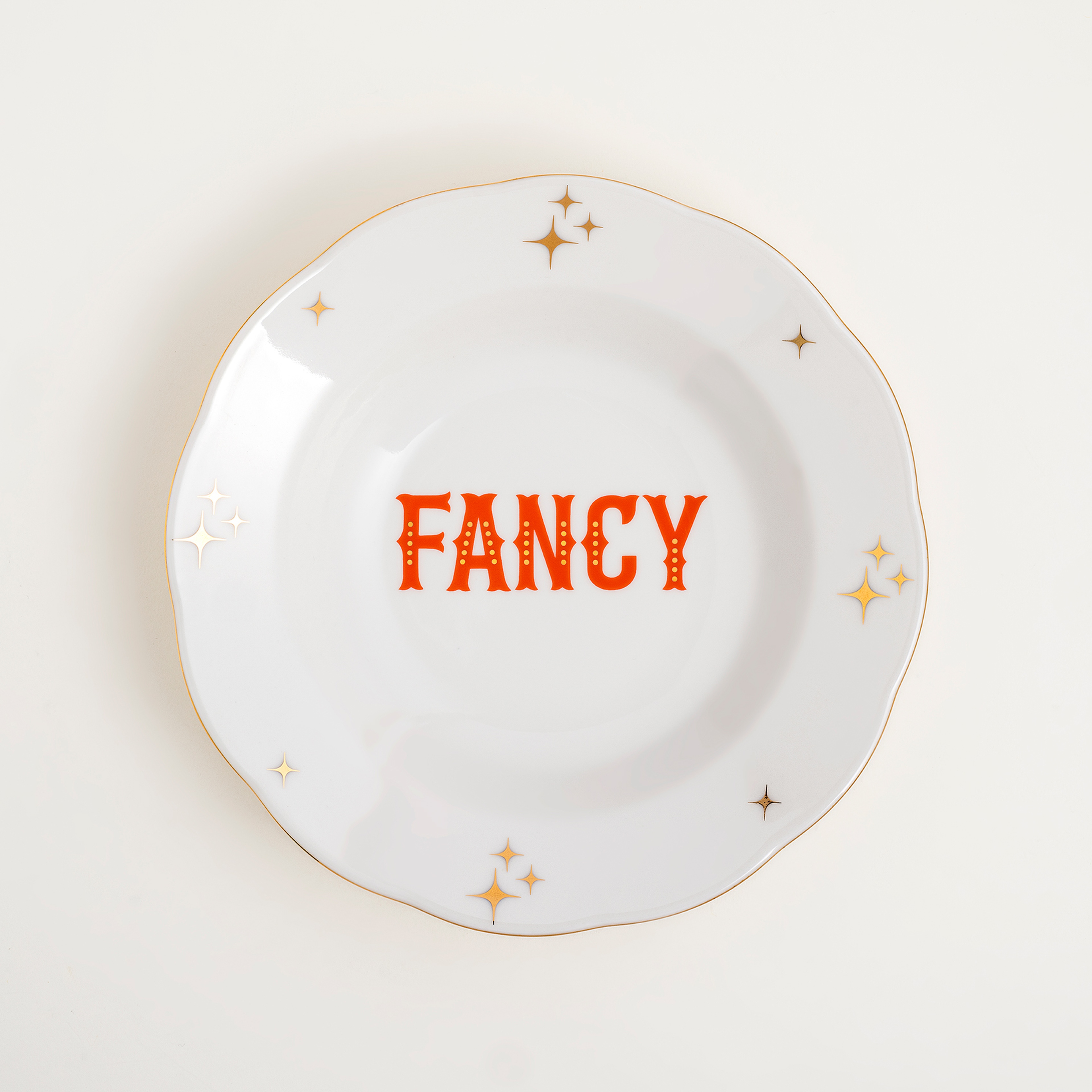 Emet Porselen Çukur Tabak 23x23x4.5 Cm Turuncu