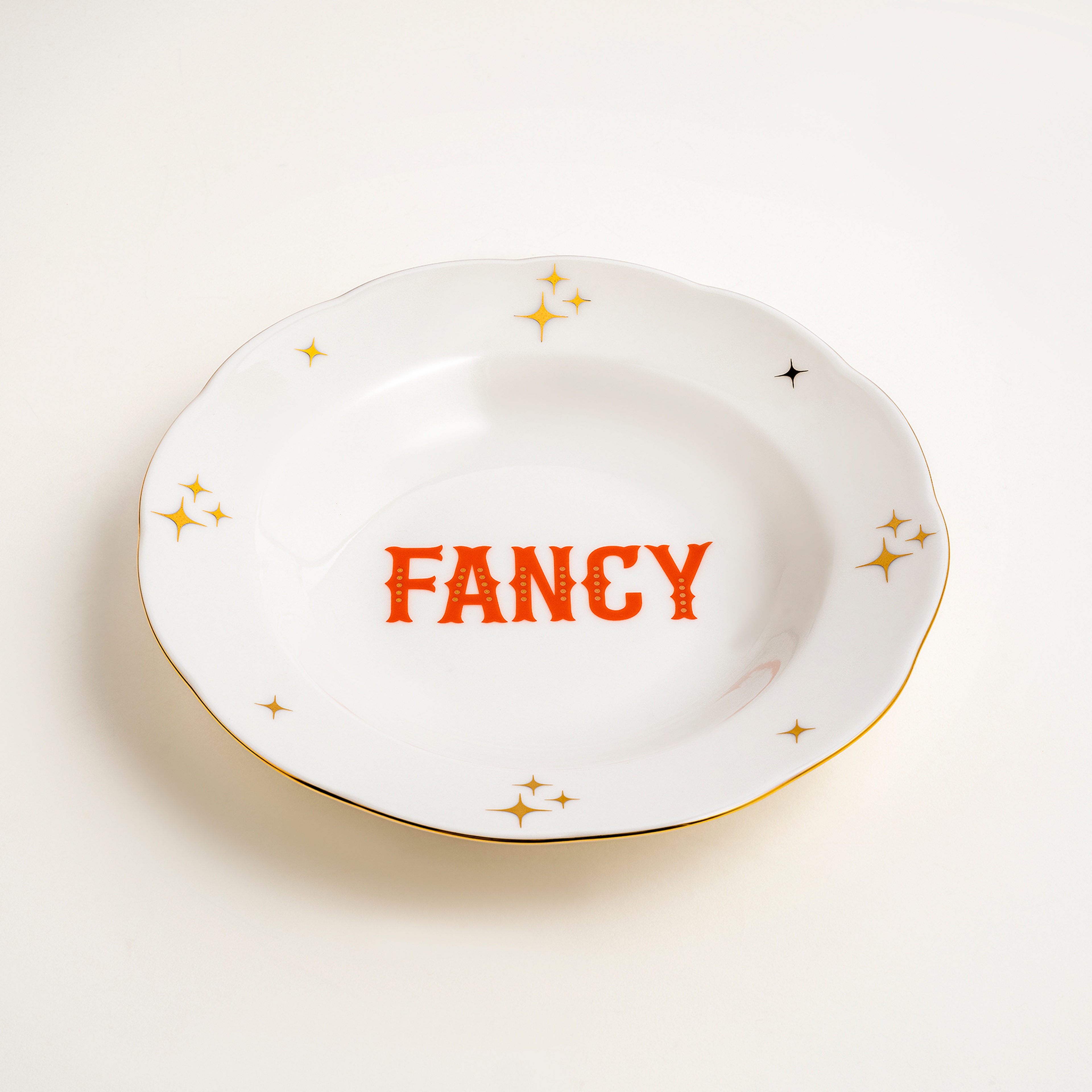 Emet Porselen Çukur Tabak 23x23x4.5 Cm Turuncu