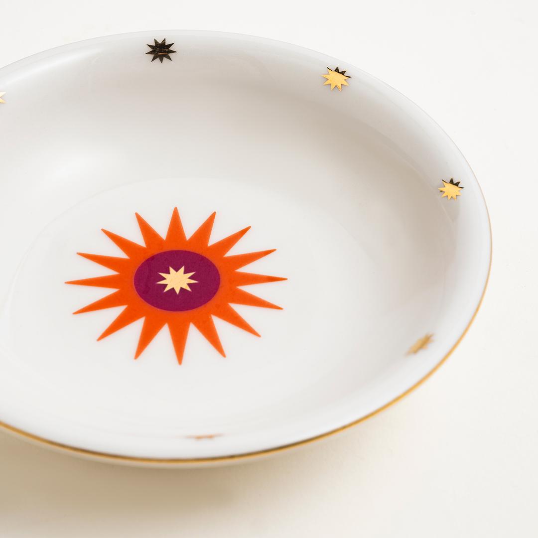 Emet Porselen Kase 11x11x2.9 Cm Turuncu