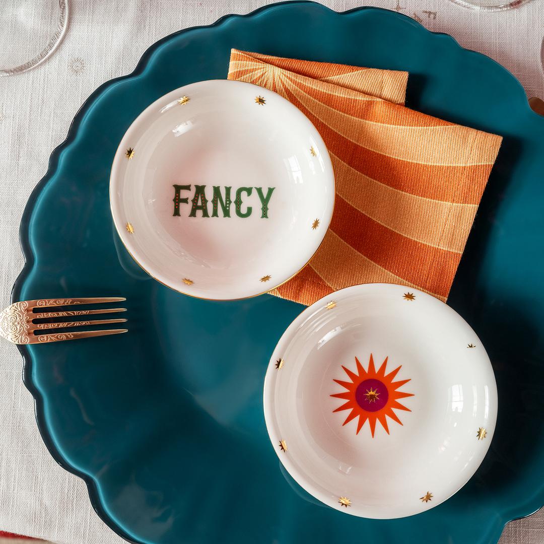 Emet Porselen Kase 11x11x2.9 Cm Turuncu