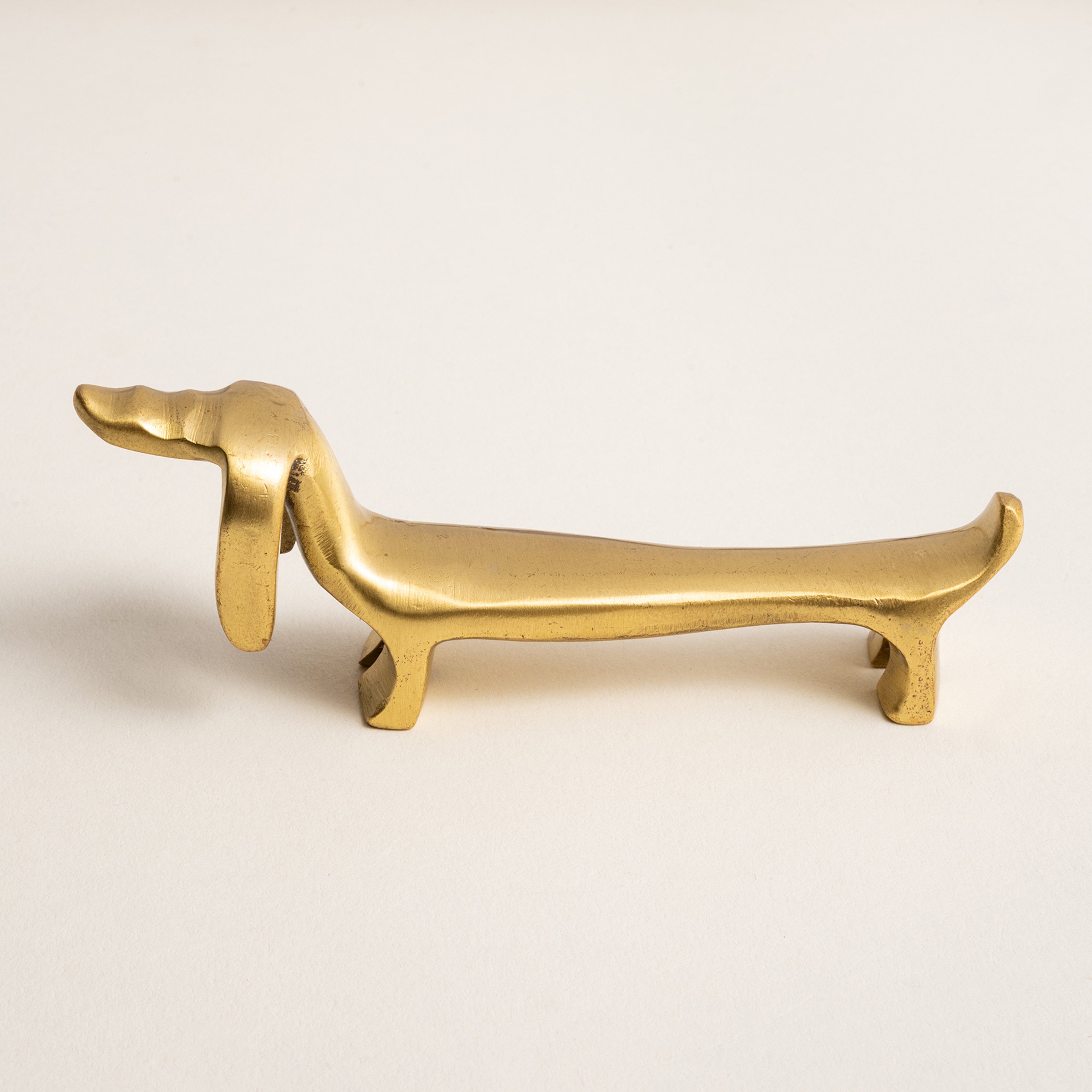 Lotus Pirinç Dekoratif Obje 11x4 Cm Mat Altın