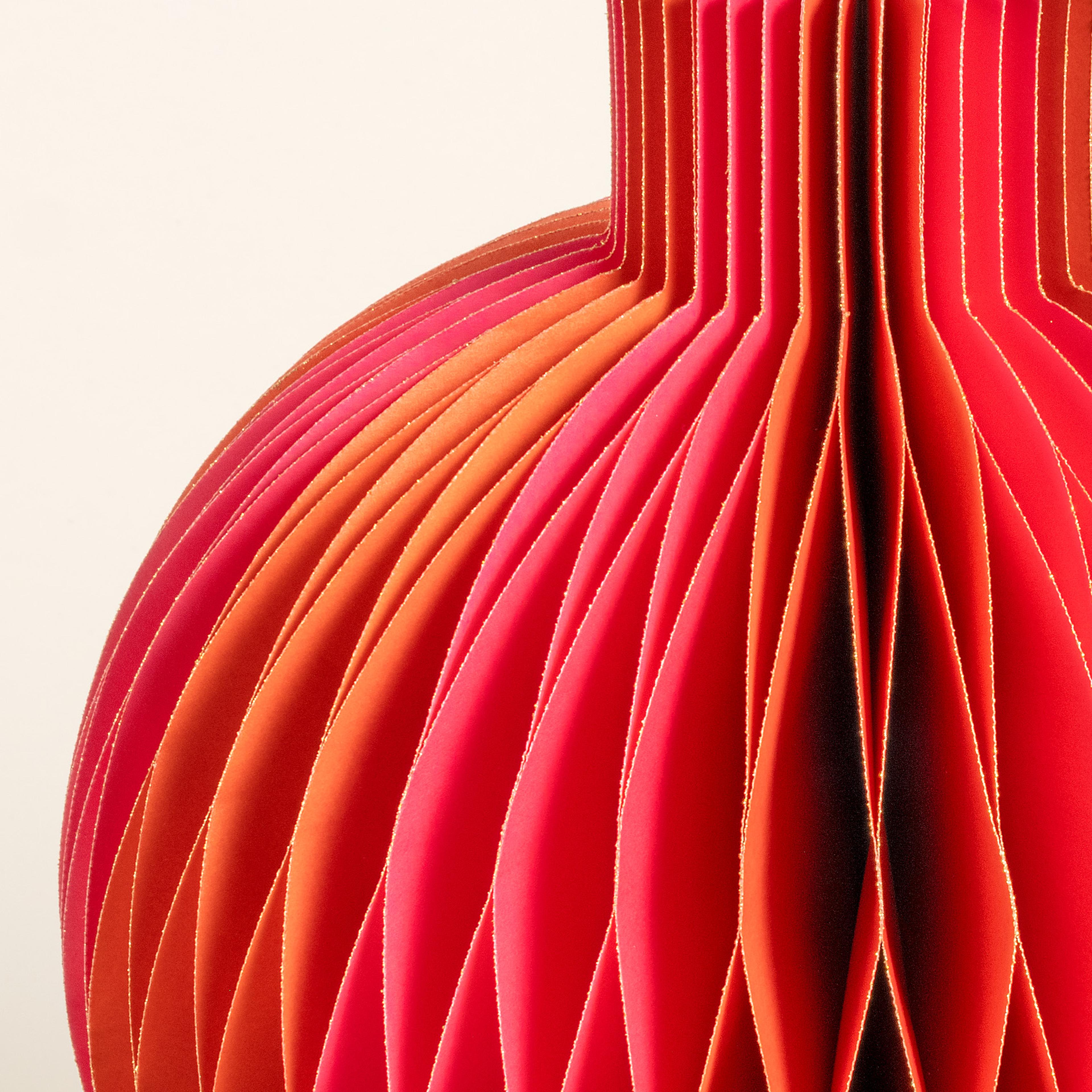 Naıla Dekoratif Obje 25 Cm Fuşya - Turuncu