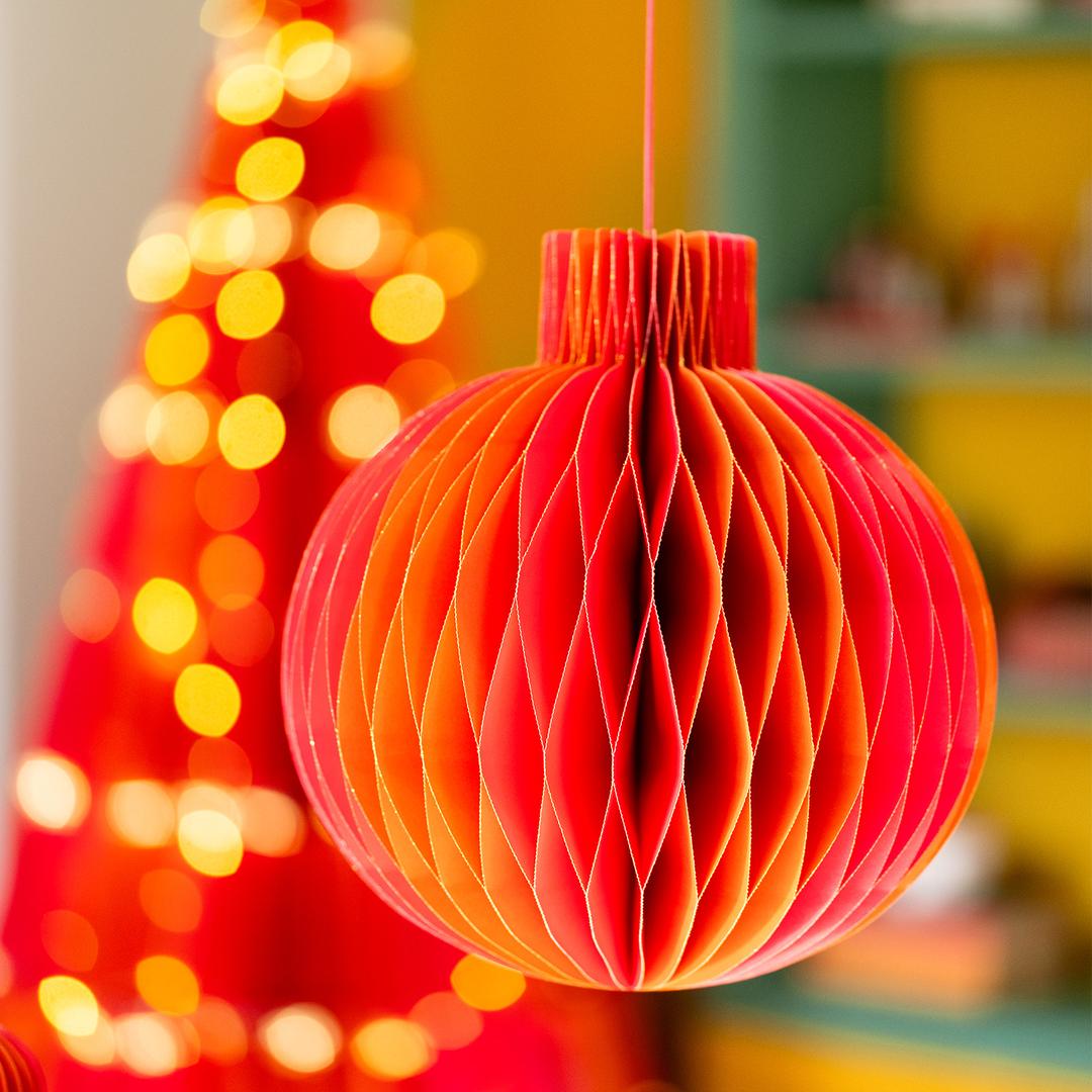 Naıla Dekoratif Obje 25 Cm Fuşya - Turuncu