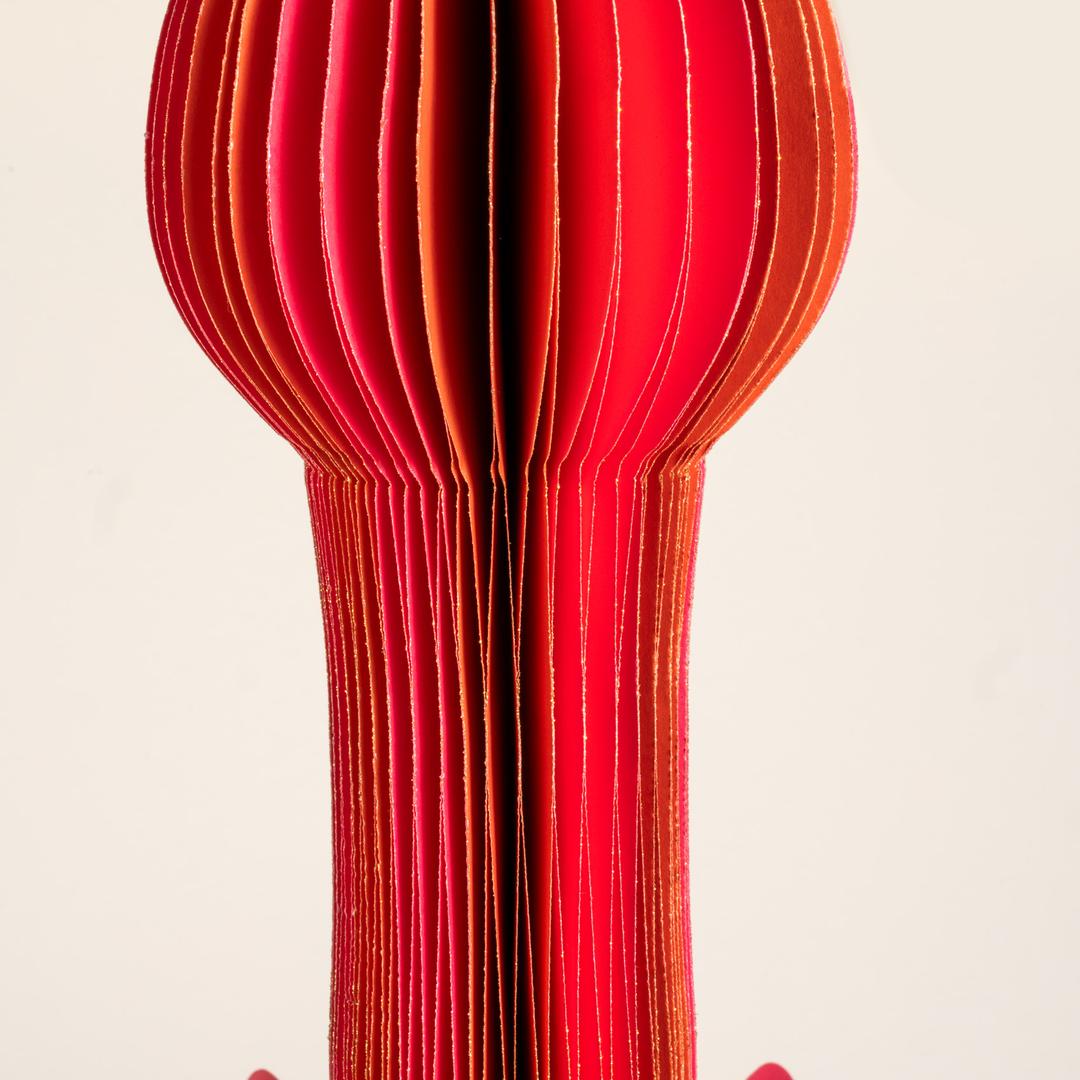 Naıla Dekoratif Obje 80 Cm Fuşya - Turuncu